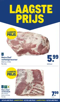 Makro folder - Laagste prijs - Voorbeeld van een folder van Makro, geldig van 04-06-2026 | Pagina: 10 | Producten: Varkensbuik