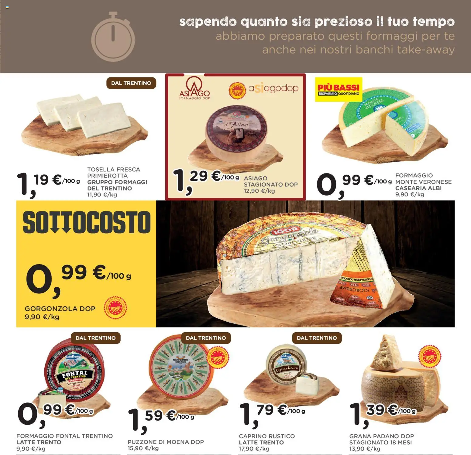 Volantino Poli del 19/08/2026 | Pagina: 5 | Prodotti: Tè, Formaggio, Grana Padano, Gorgonzola