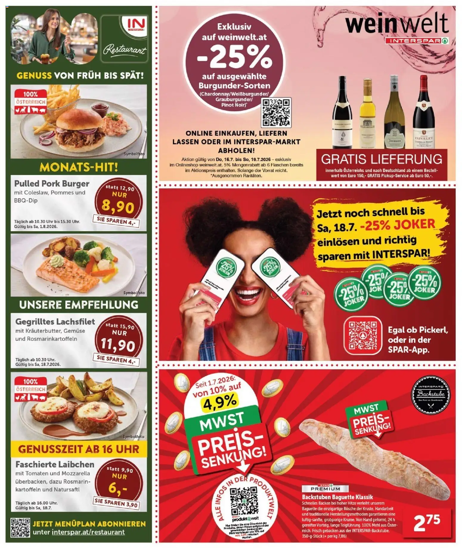 Interspar Flugblatt - Burgenland gültig ab 16.07.2026 | Seite: 3 | Produkte: Kartoffeln, Gemüse, Uhr, Tomaten