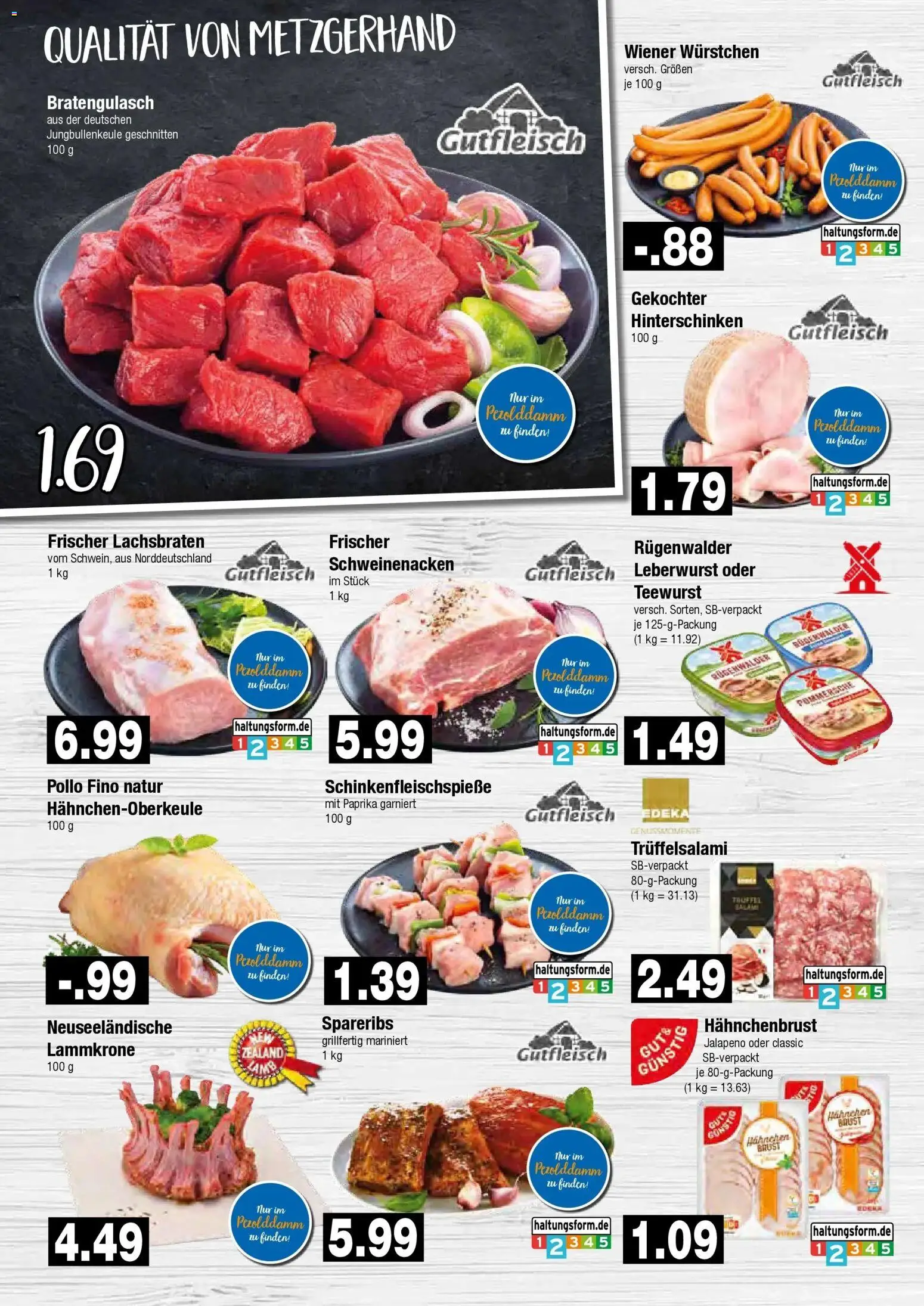 Edeka prospekt Hamburg – gültig ab 01.06.2026 | Seite: 2 | Produkte: Mühle, Wiener wurstchen, Spare ribs, Schweinenacken