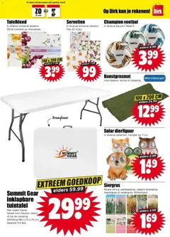 Dirk folder - Voorbeeld van een folder van Dirk, geldig van 13.05.2026 | Pagina: 31 | Producten: Gewicht, Tafel