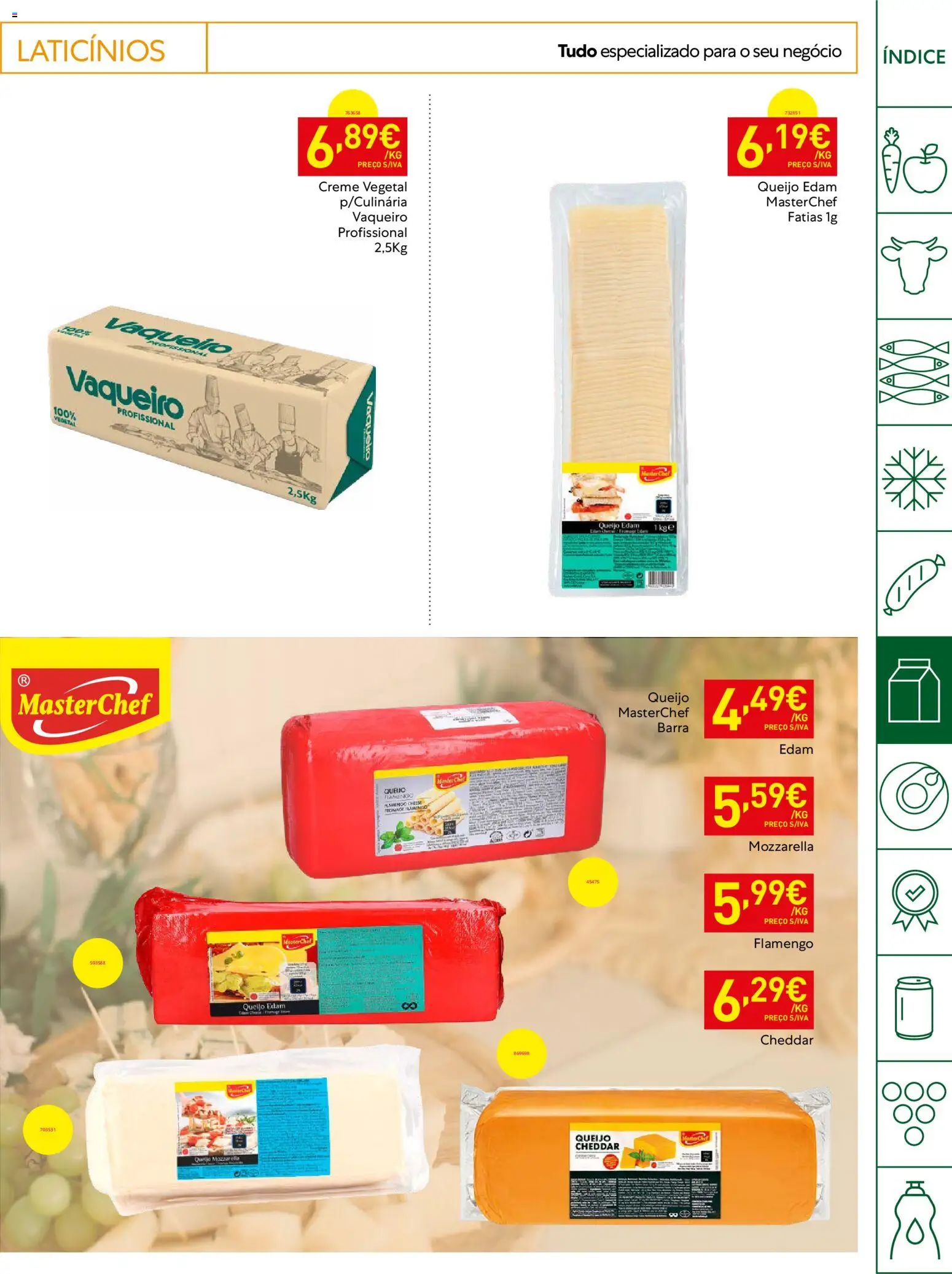 Recheio Horeca Madeira │ válido de 19.05.2026 | Página: 17 | Produtos: Queijo, Cheddar, Creme