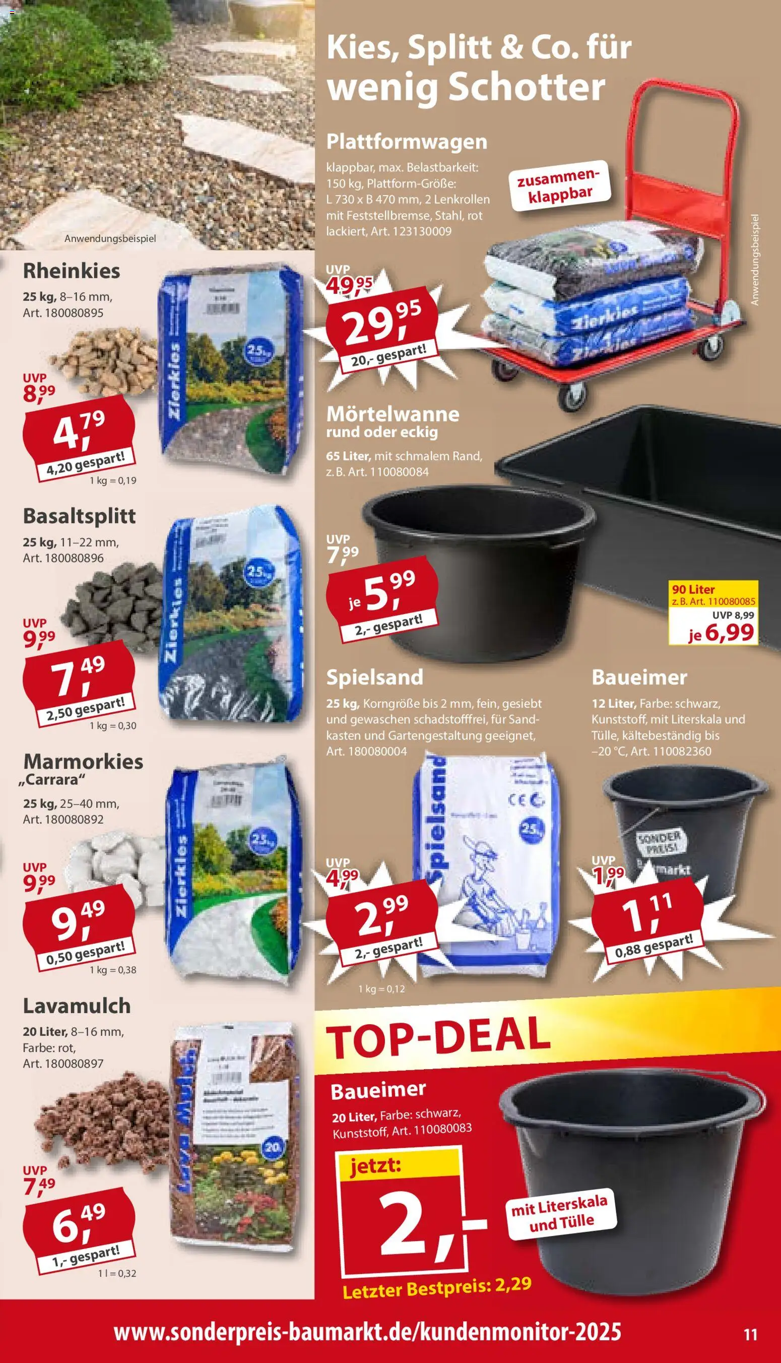 Sonderpreis Baumarkt Prospekt – gültig ab 27.06.2026 | Seite: 11