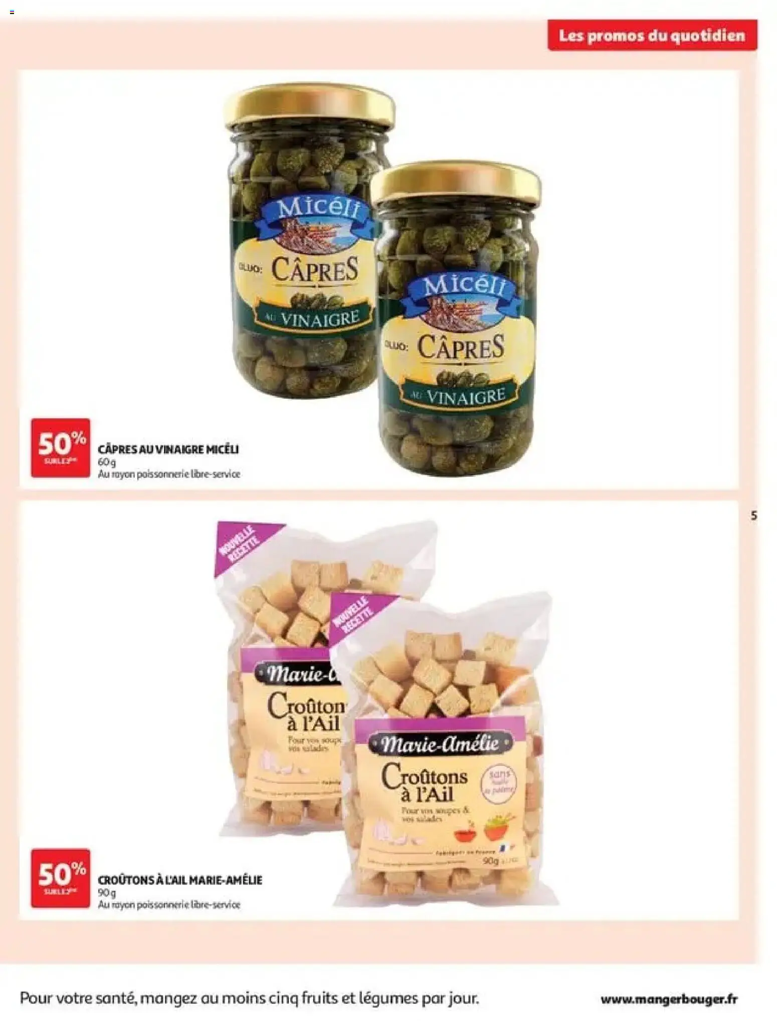 {H1} | Page: 5 | Produits: Câpres, Poissonnerie, Fruits, Vinaigre