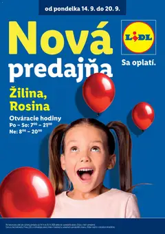 Lidl leták platný od 14.09.2026