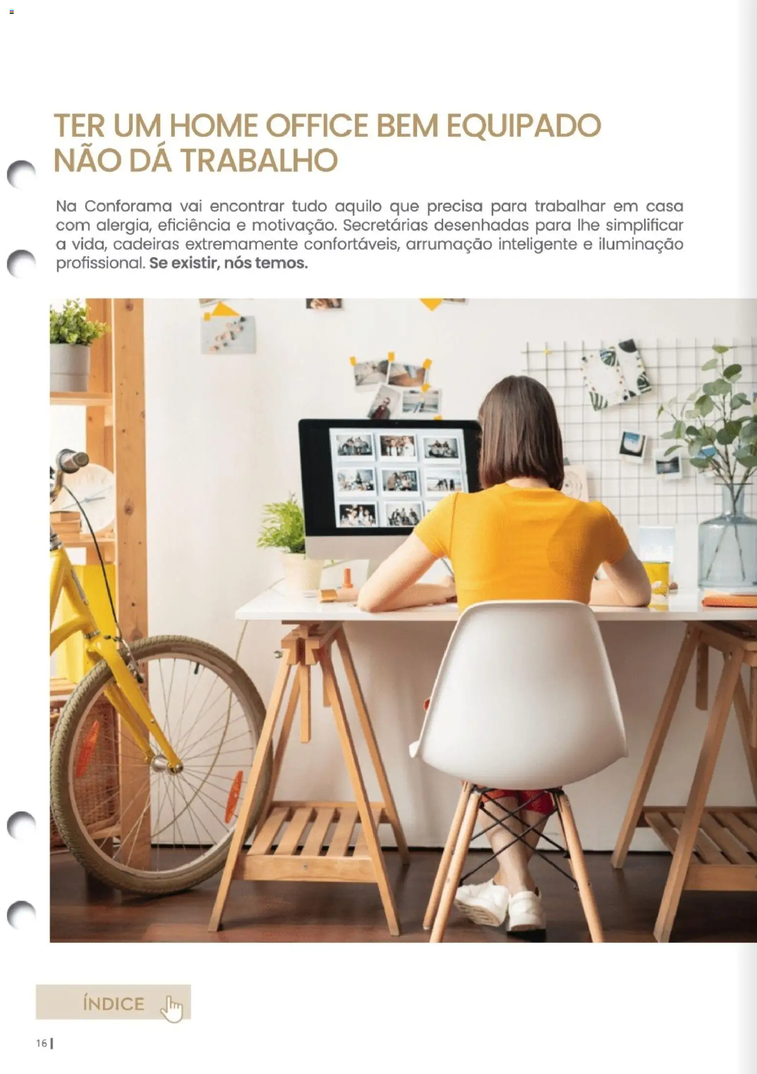 Conforama Escritórios for all │ válido de 12/08/2026 | Página: 16 | Produtos: Cadeiras, Secretárias, Iluminação