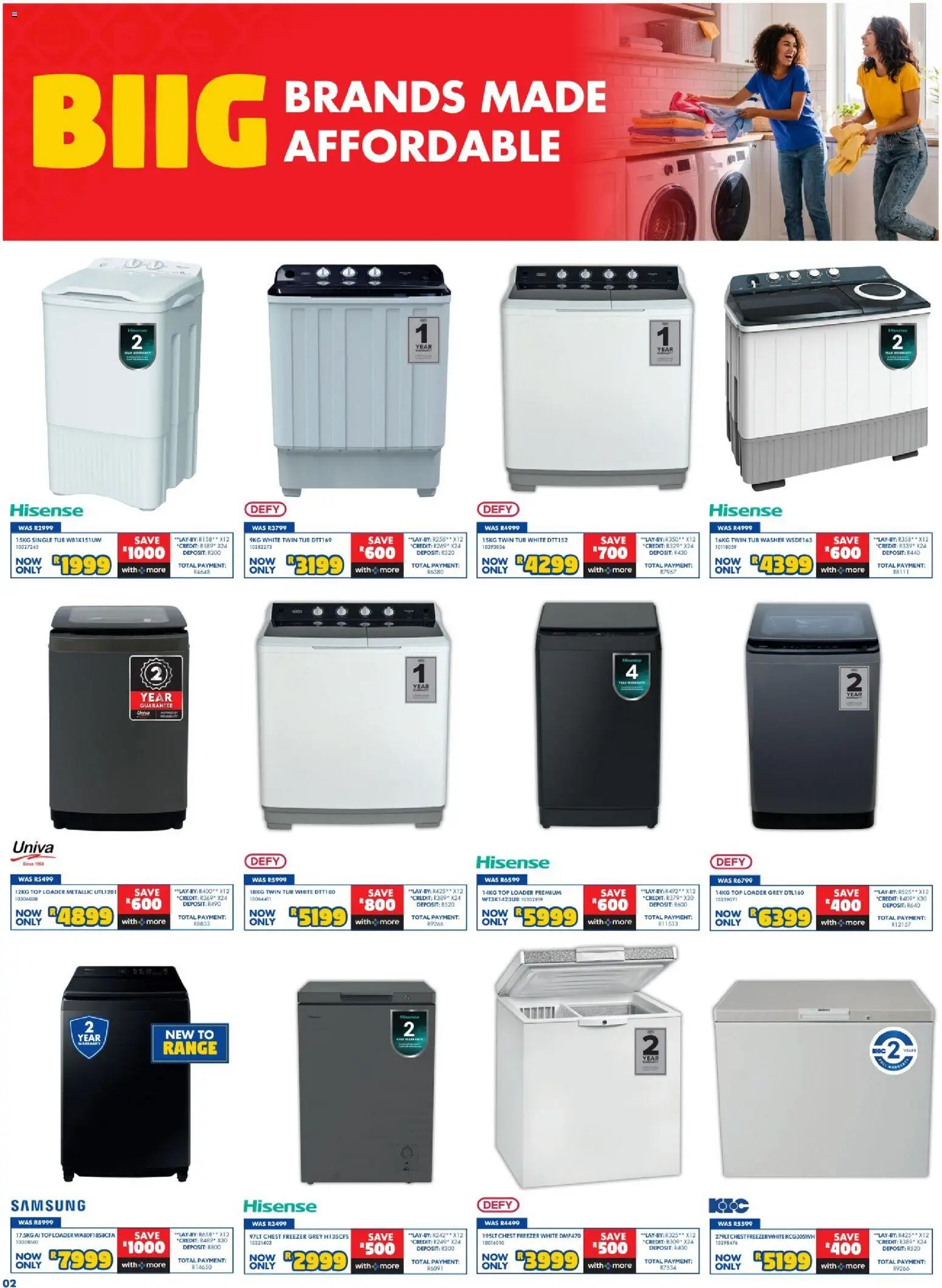 New Russells catalogue – valid from 20/08/2026 | Page: 2 | Products: Freezer, Chest freezer