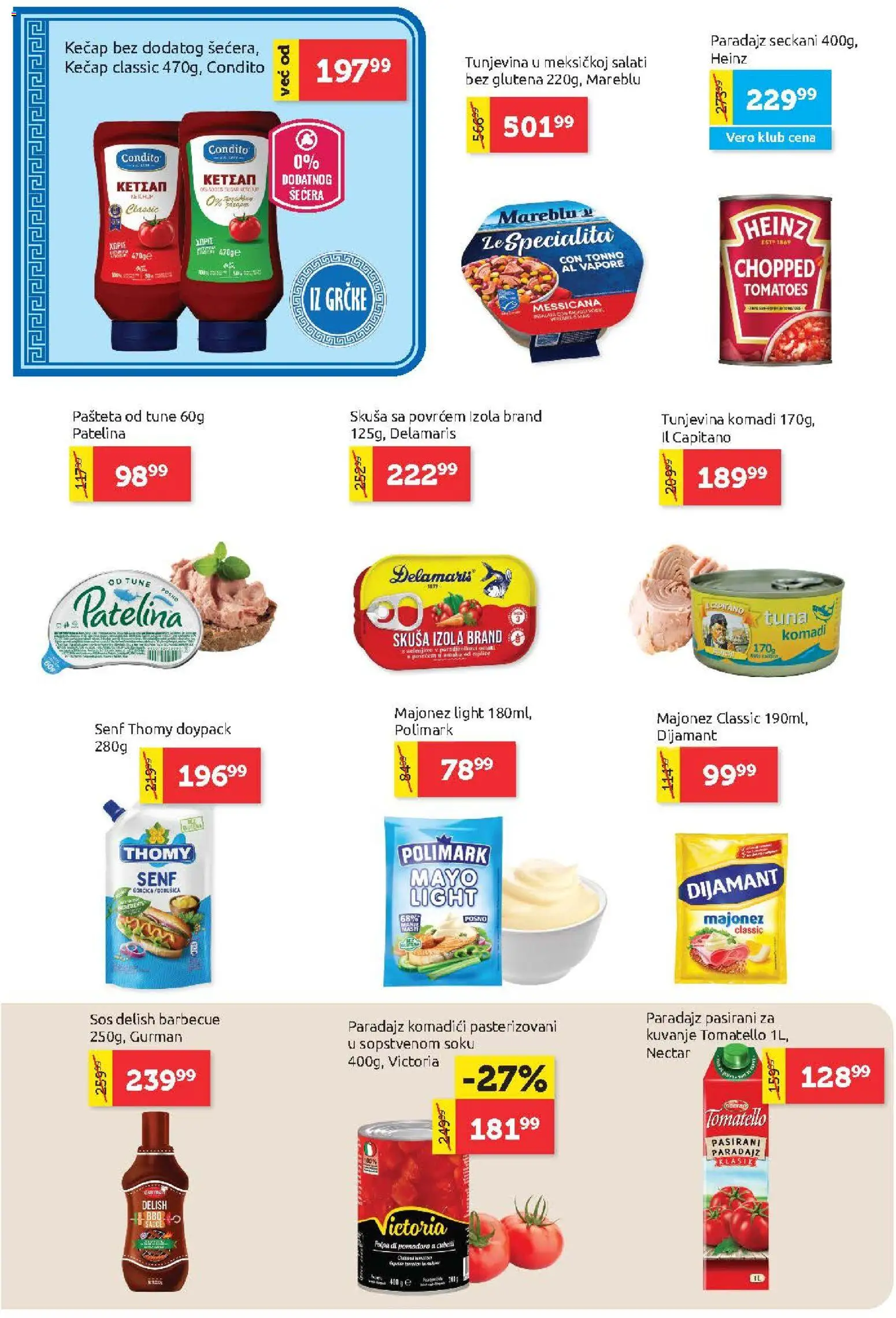 SuperVERO katalog - važi od 23.07.2026 | Strana: 8 | Proizvode: Kečap, Heinz, Paradajz, Pašteta