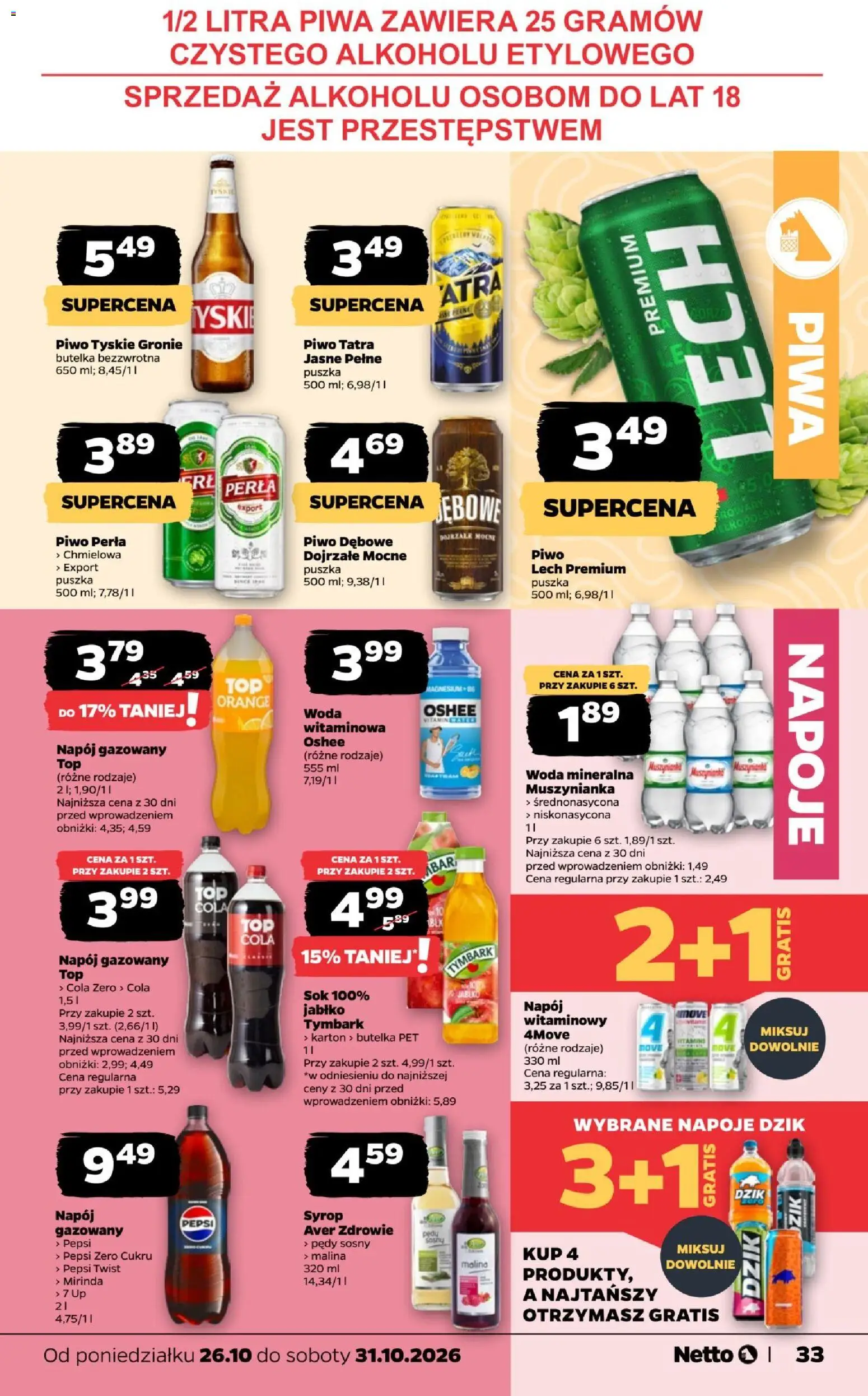 Netto gazetka od poniedziałku od 26.10.2026 | Strona: 33