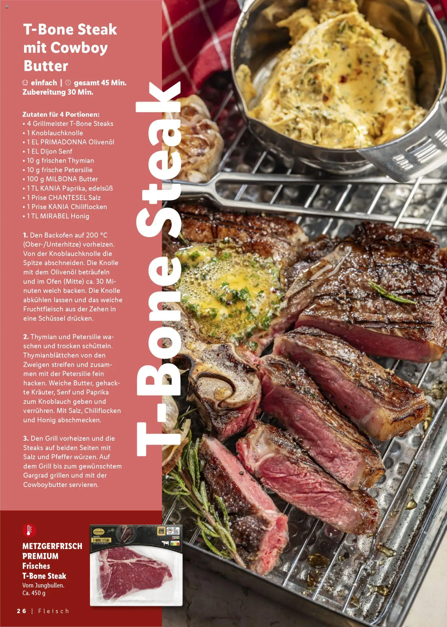 Lidl Prospekt – gültig ab 25.04.2026 | Seite: 26 | Produkte: Grill, Pfeffer, Petersilie, Steak