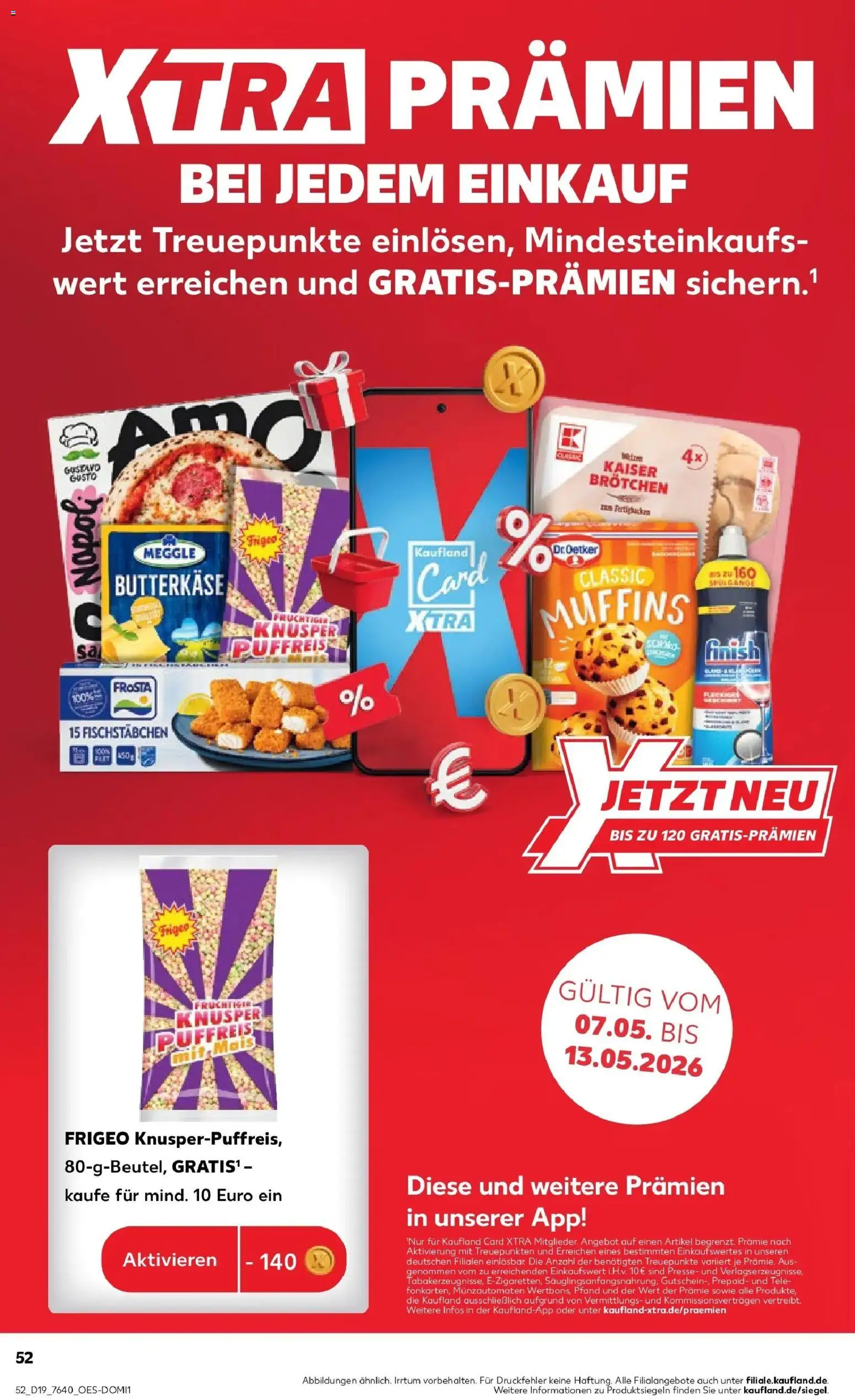 Kaufland Prospekt Grünstadt	 – gültig ab 04.05.2026 | Seite: 57 | Produkte: Gustavo gusto, Finish, Frosta, Pizza