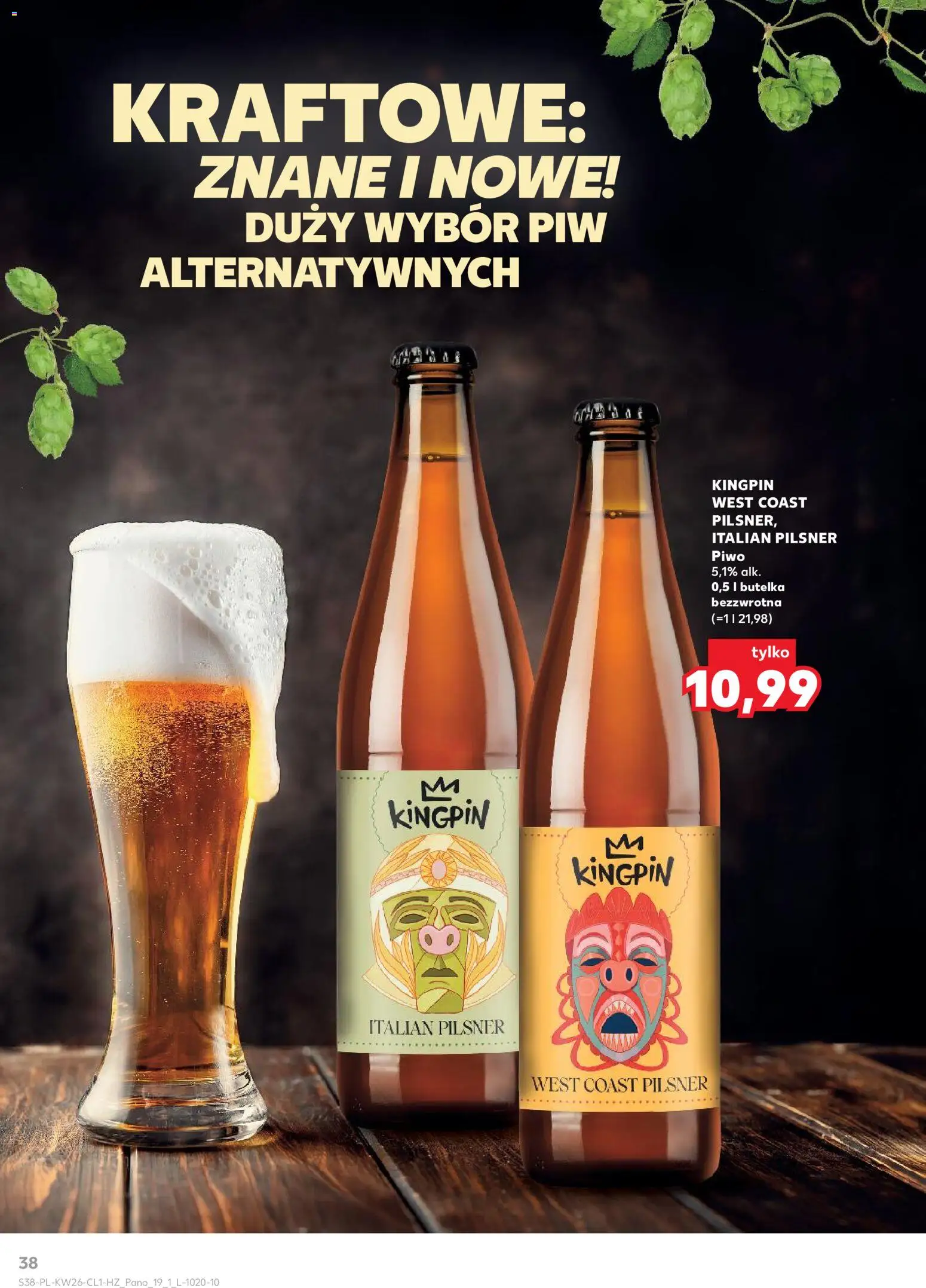 Kaufland Polsko leták - Barek od 25.06.2026 | Strana: 38 | Produkty: Pilsner