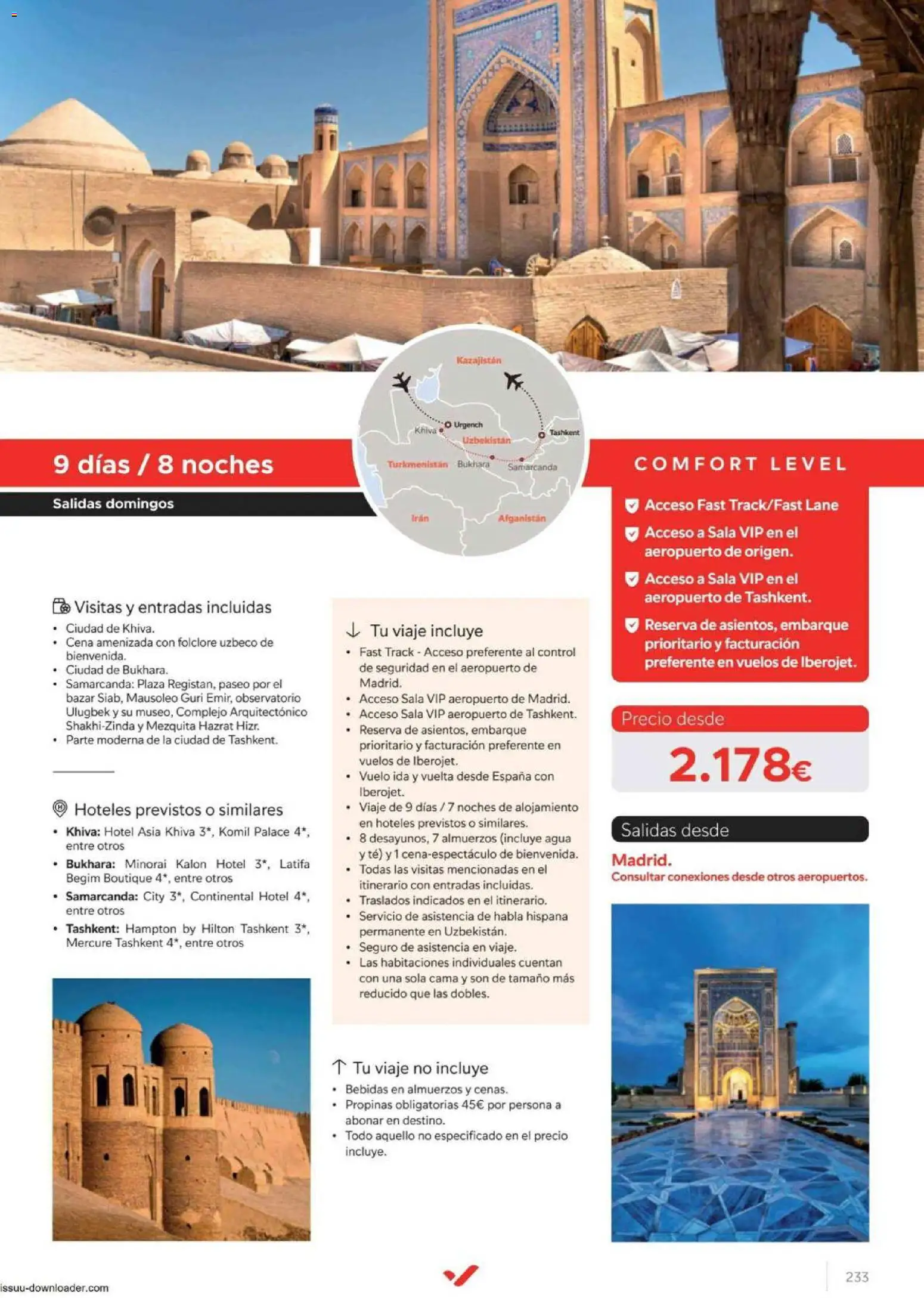 Halcón Viajes Comfort level 2026 │ válido desde el 04.06.2026 | Página: 233 | Productos: Té, Cama