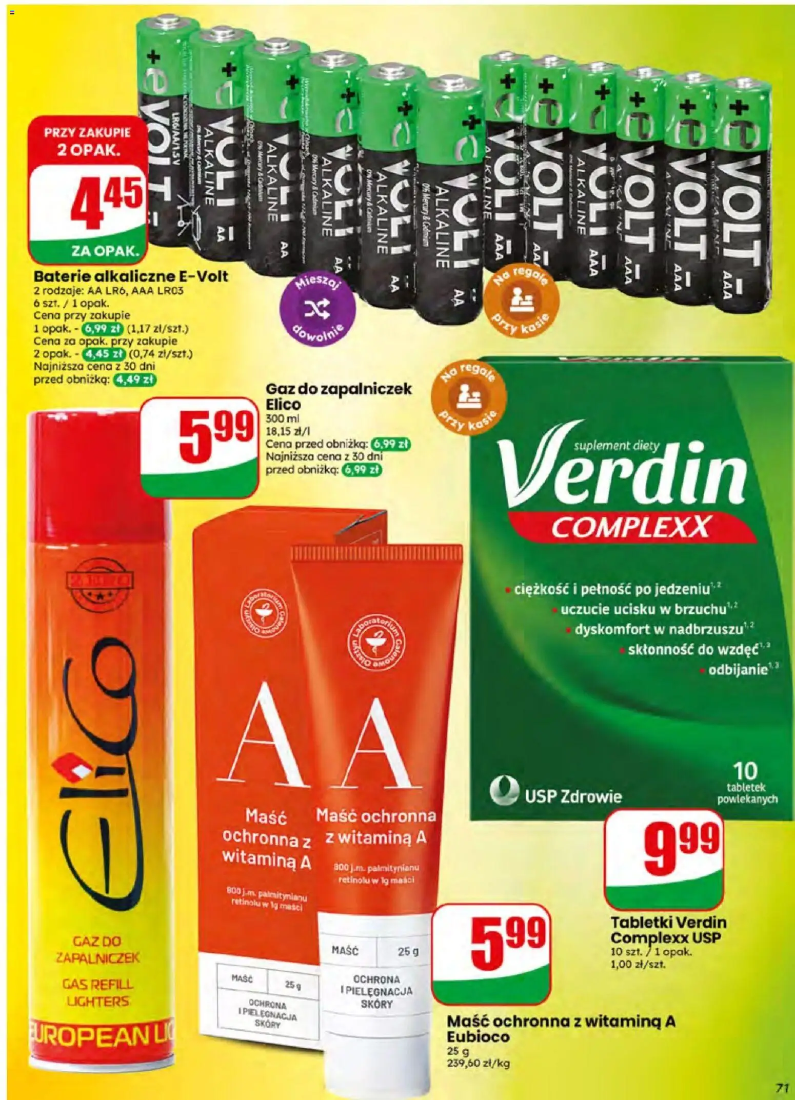 Dino gazetka od 01.07.2026 | Strona: 71 | Produkty: Baterie