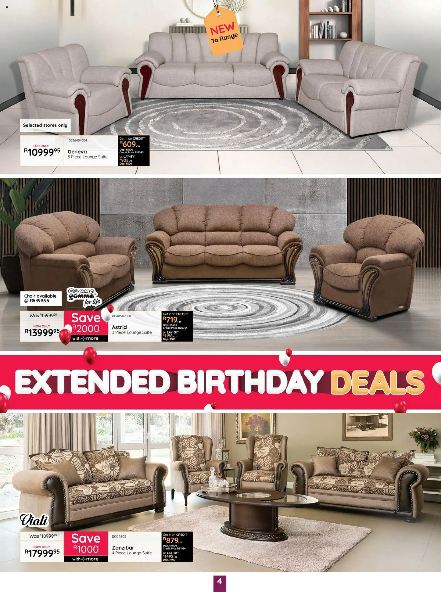 New Bradlows catalogue – valid from 16/07/2026 | Page: 4 | Products: Chair, Lounge suite