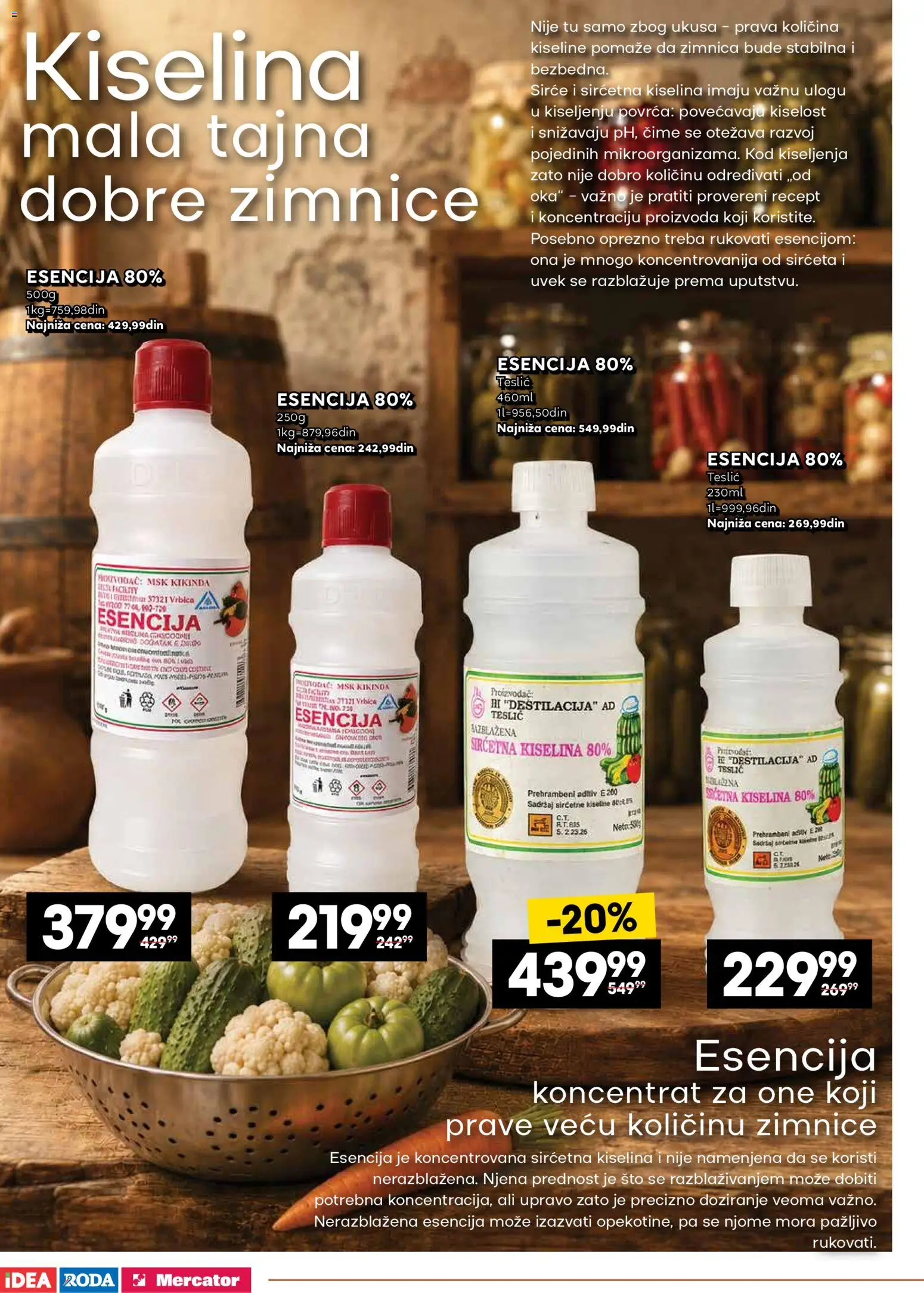 Mercator katalog - važi od 14.09.2026 | Strana: 18 | Proizvode: Sto, Sirće