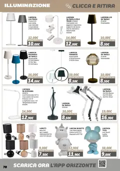 Anteprima del volantino Orizzonte Mobile catalogo valido a partire dal 16.01.2026 | Pagina: 70 | Prodotti: Cavo, Mensola, Scrivania, Lampada da scrivania
