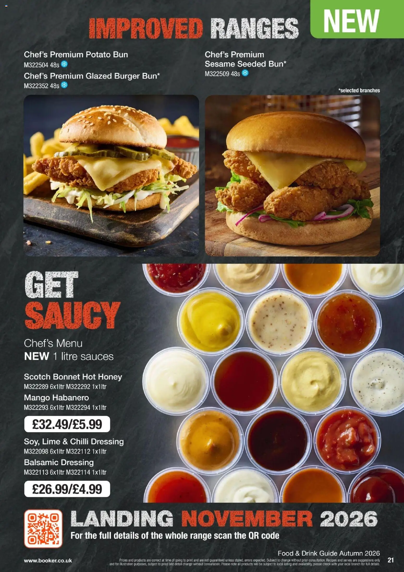 {H1} | Page: 21 | Products: Dressing, Lime, Burger, Sesame