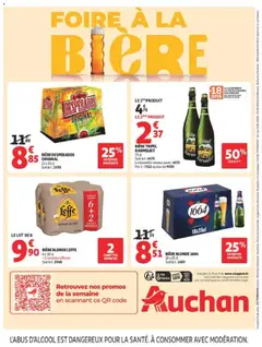 Auchan - Prévisualisation de BIÈRE BLONDE LEFFE, 6 x 50 cl, + 2 canettes offertes, Soit le l : 2€48 valide à partir de 15/09/2026 | Page: 58