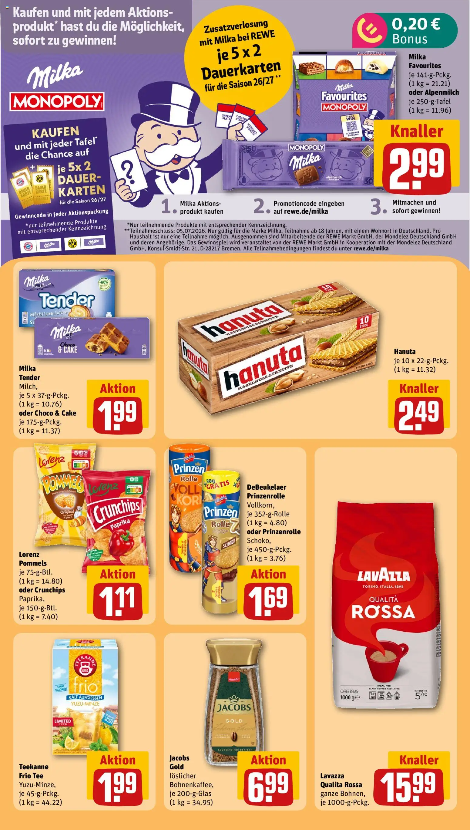 Rewe ihr Kaufpark Prospekt – gültig ab 29.06.2026 | Seite: 25 | Produkte: Lavazza, Paprika, Teekanne, Tee