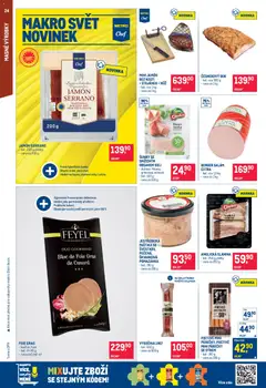 Náhled letáku Makro leták - Pro milovníky jídla od 07.10.2026 | Strana: 24 | Produkty: Šunka, Jamon, Anglická slanina, Pomazánka