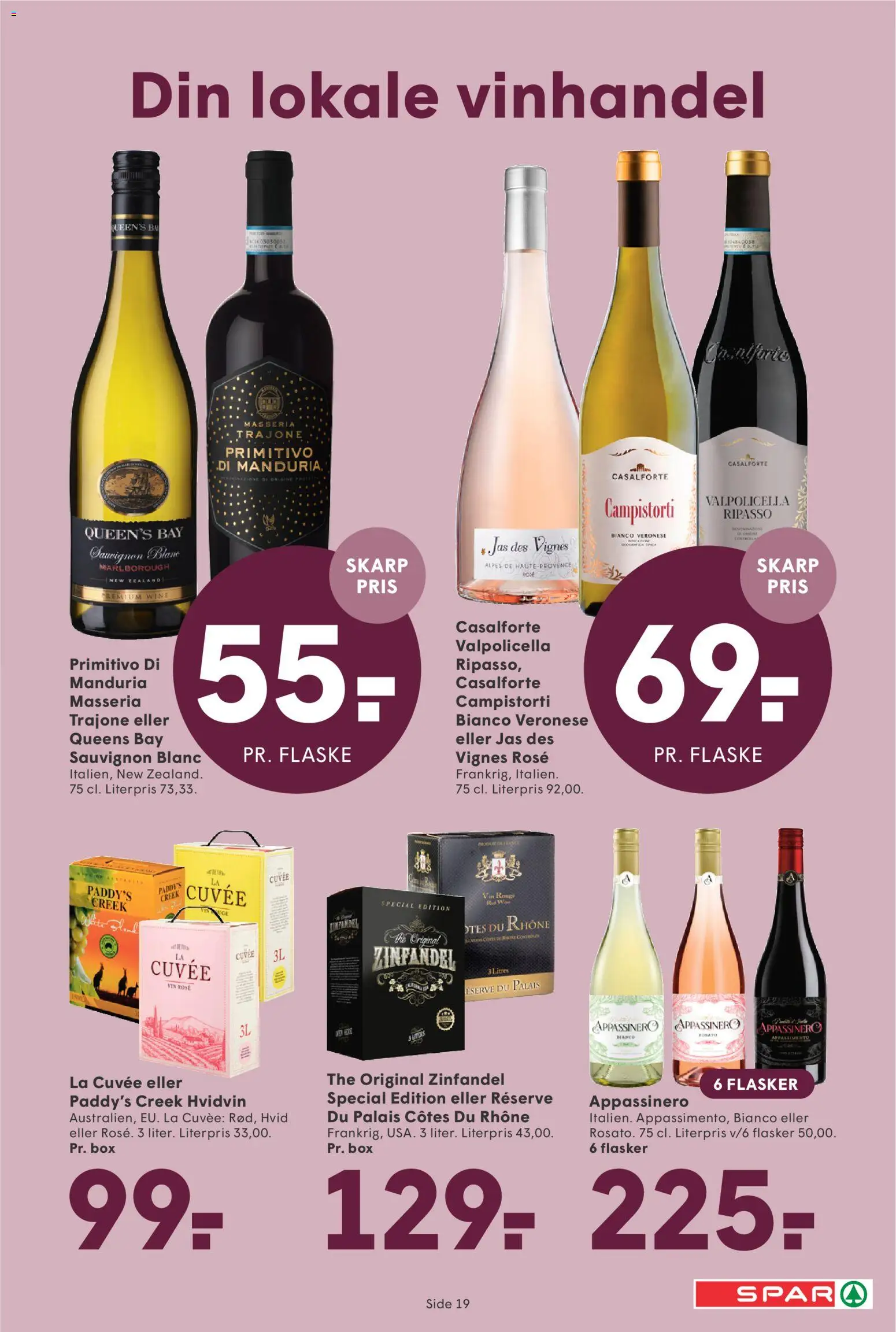Spar tilbudsavis – gyldig fra 07/08/2026 | Side: 21 | Produkter: Vin, Hvidvin