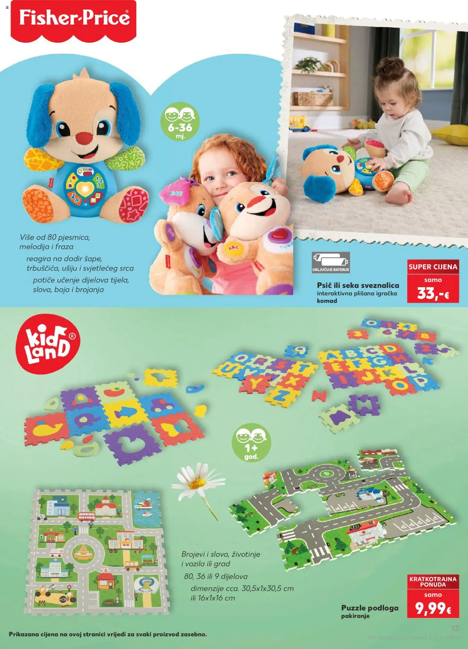 Kaufland HR akciós ujság - amely érvényes a következő dátumtól: 16.03.2026 | Oldal: 13 | Termékek: Puzzle