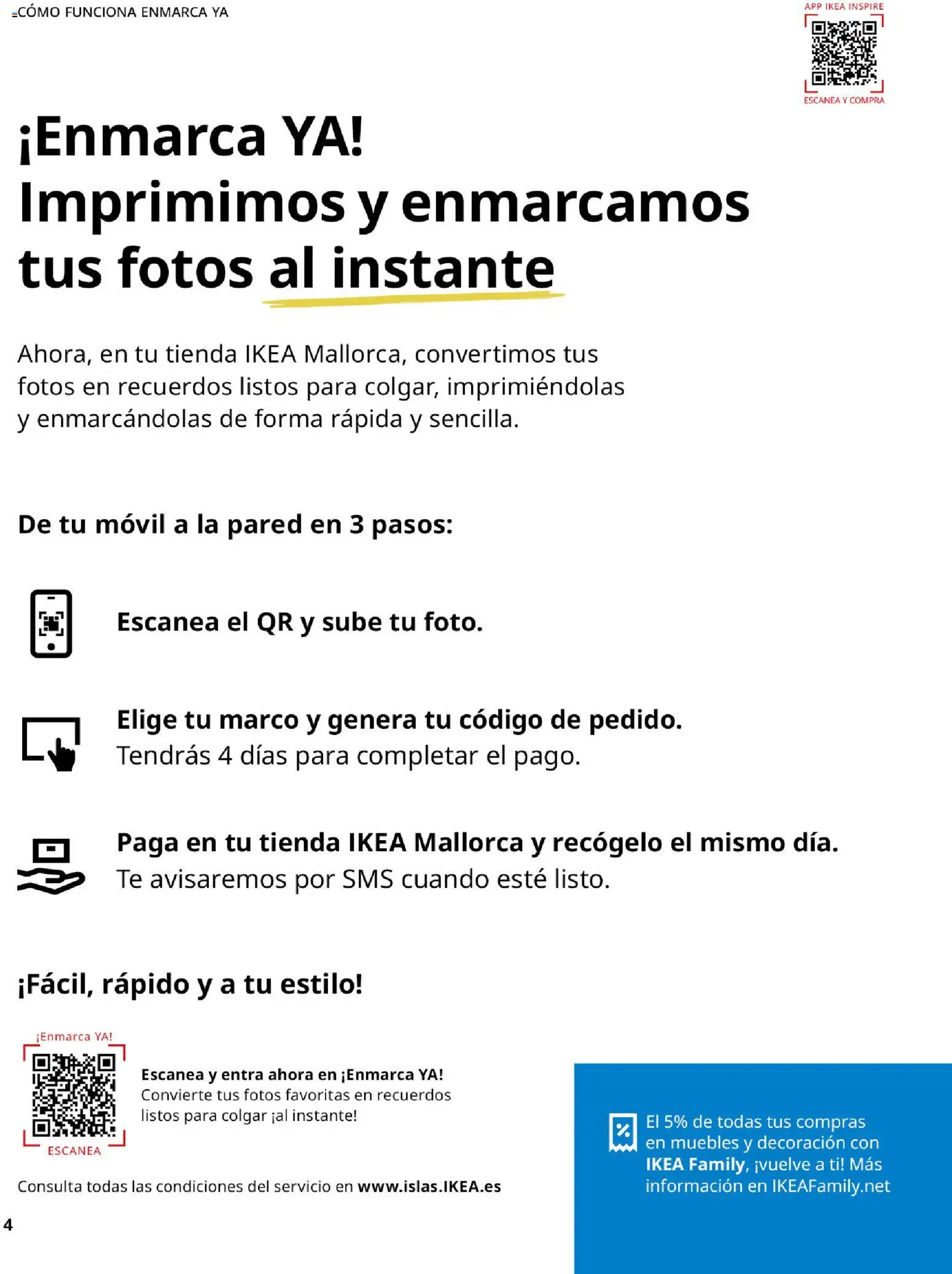 IKEA - Enmarca ya │ válido desde el 01/09/2026 | Página: 4 | Productos: Té, Móvil, Muebles, Decoración