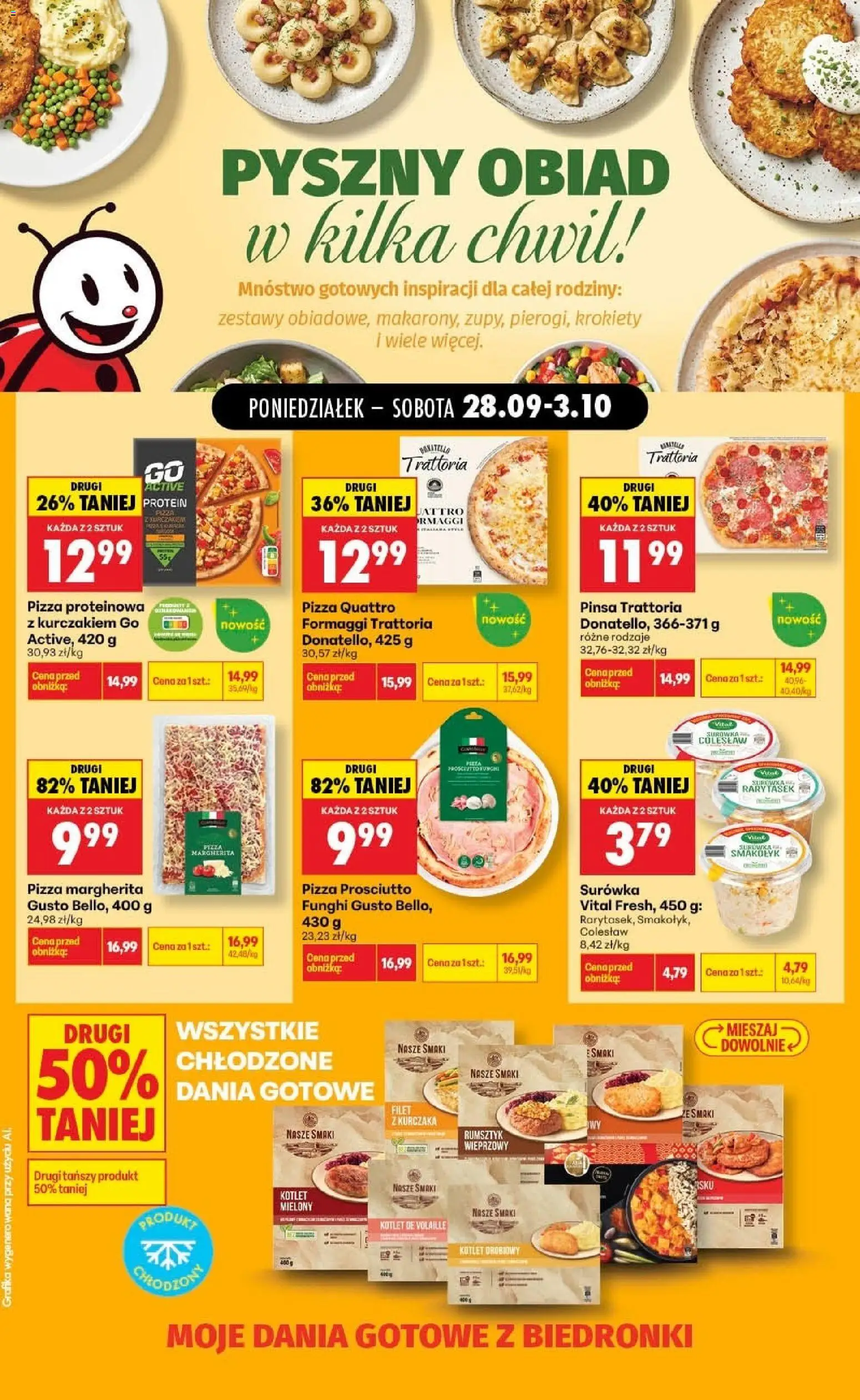 Biedronka gazetka - Pyszne dania od 28.09.2026 | Strona: 5 | Produkty: Kapusta, Tosty, Curry, Szynka