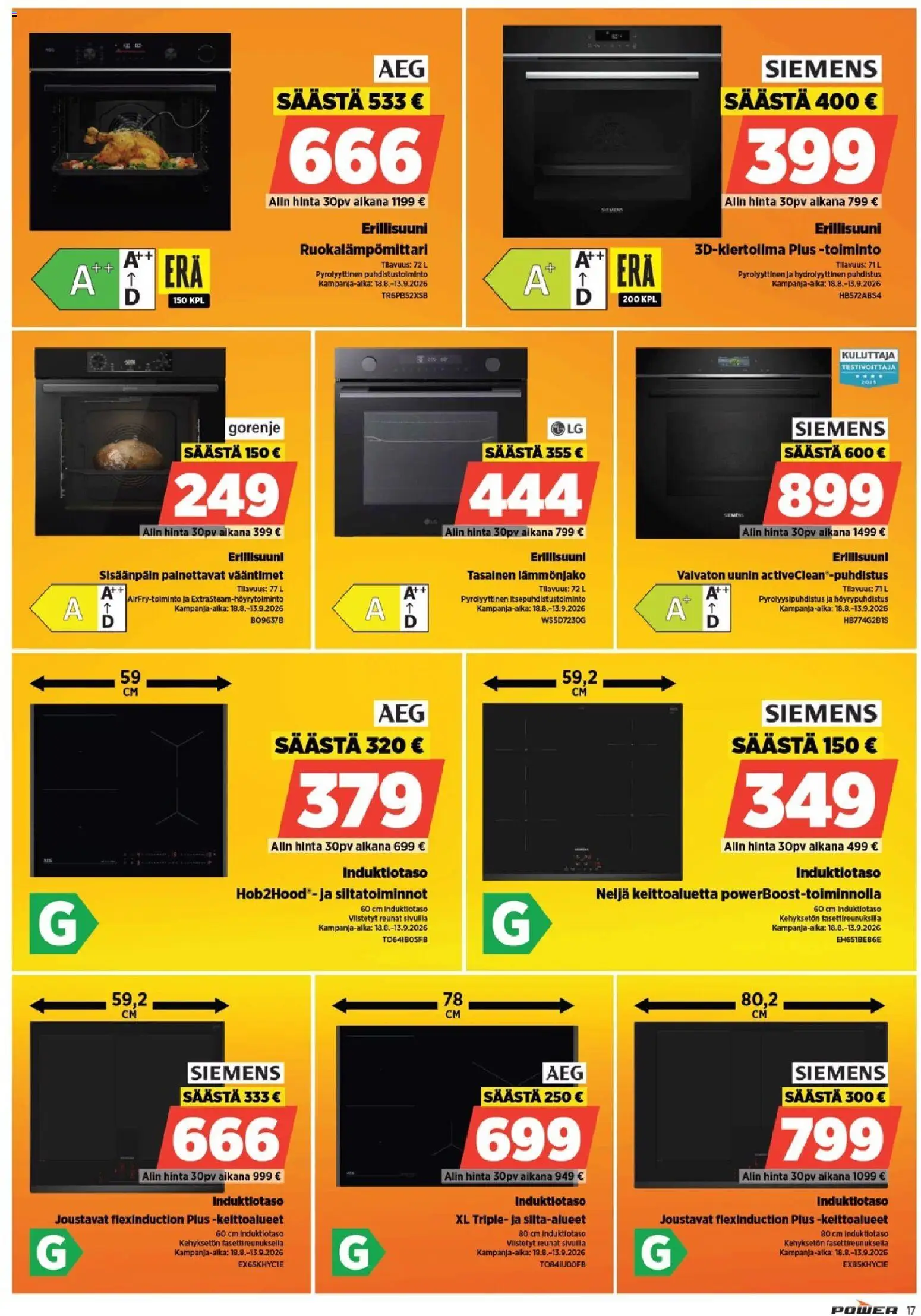Power tarjoukset – voimassa 24/08/2026 alkaen | Sivu: 17