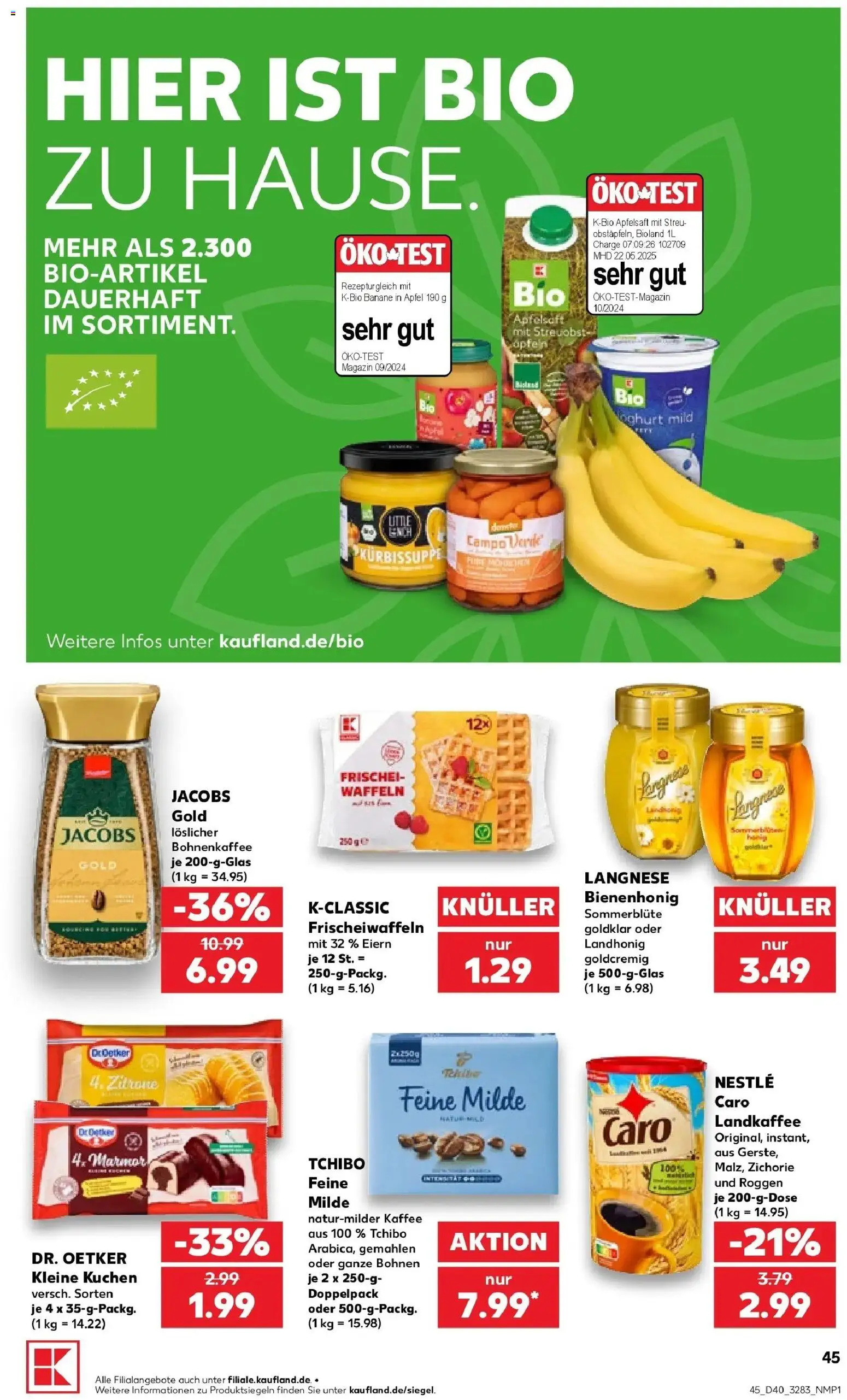 Prospekt Kaufland ab 28.09.2026 » Angebote Online zum Blättern | Seite: 59 | Produkte: Langnese, Äpfel, Apfelsaft, Waffeln