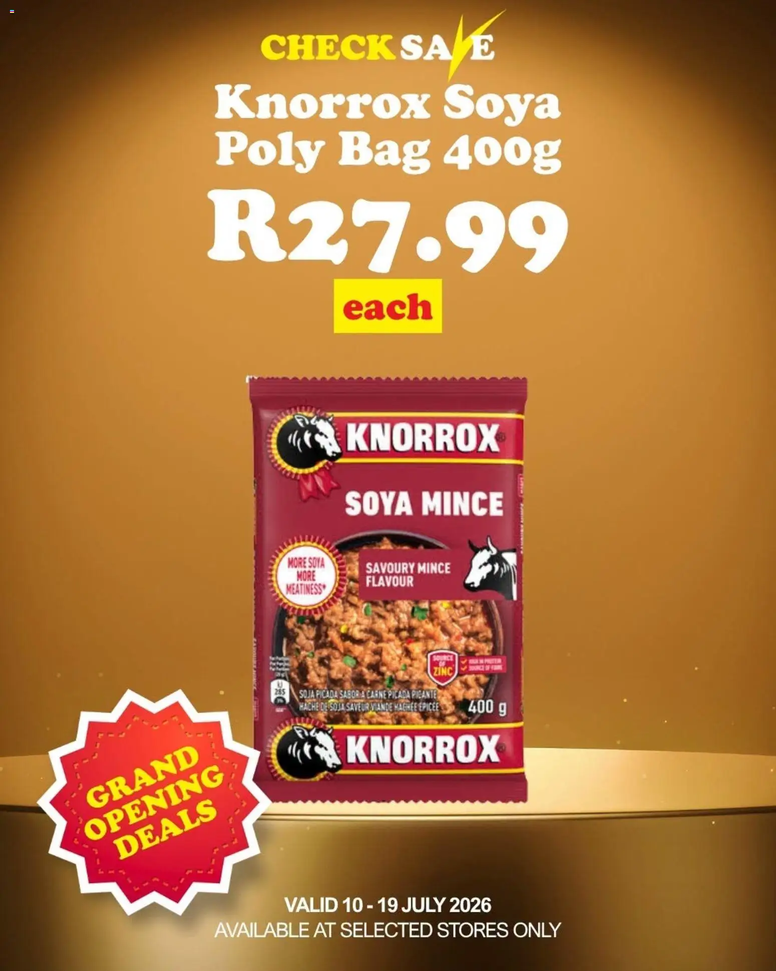 New Check Save catalogue – valid from 10/07/2026 | Page: 7 | Products: Bag, Soya mince