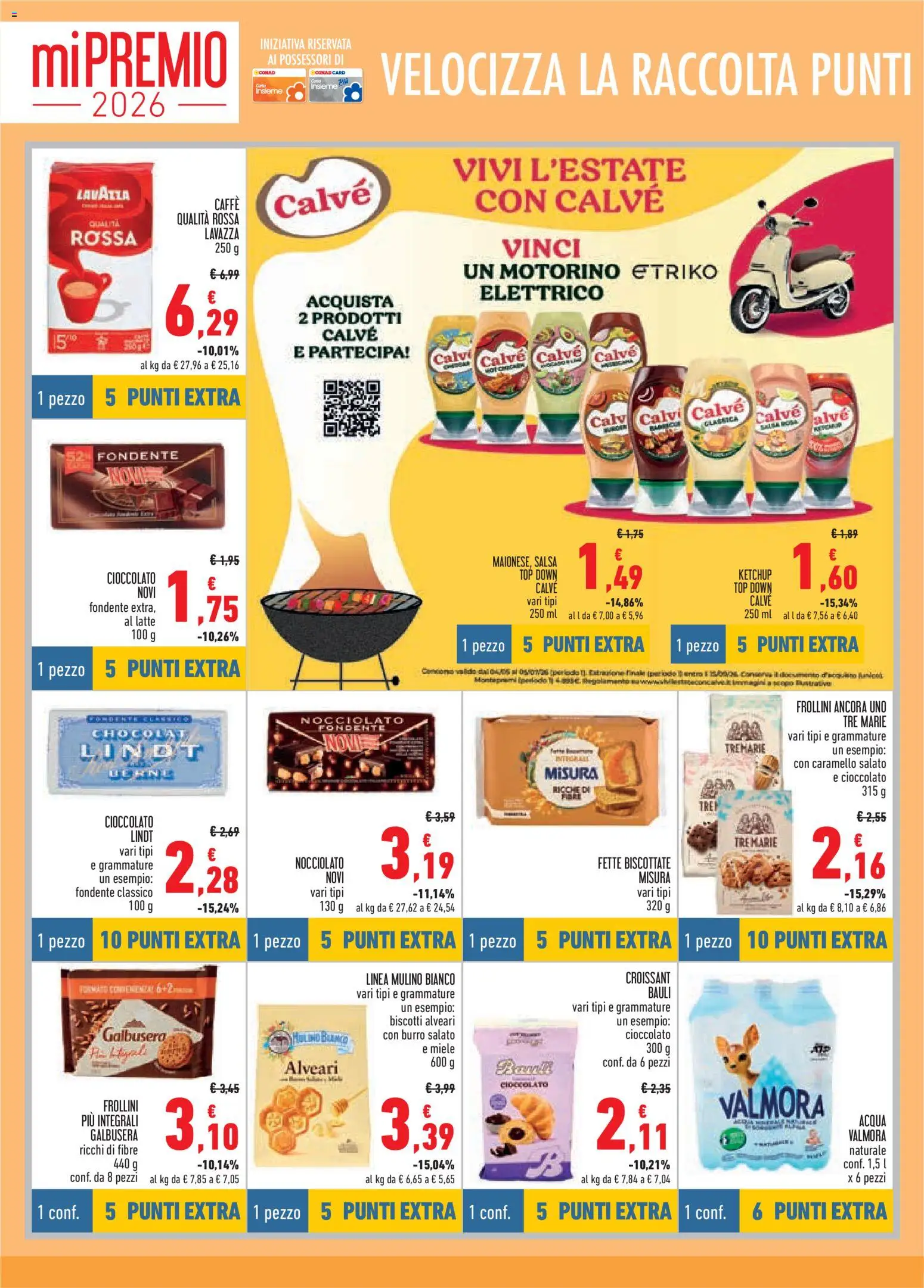 Volantino Conad del 21.05.2026 | Pagina: 10 | Prodotti: Cioccolato, Biscotti, Fette biscottate, Miele