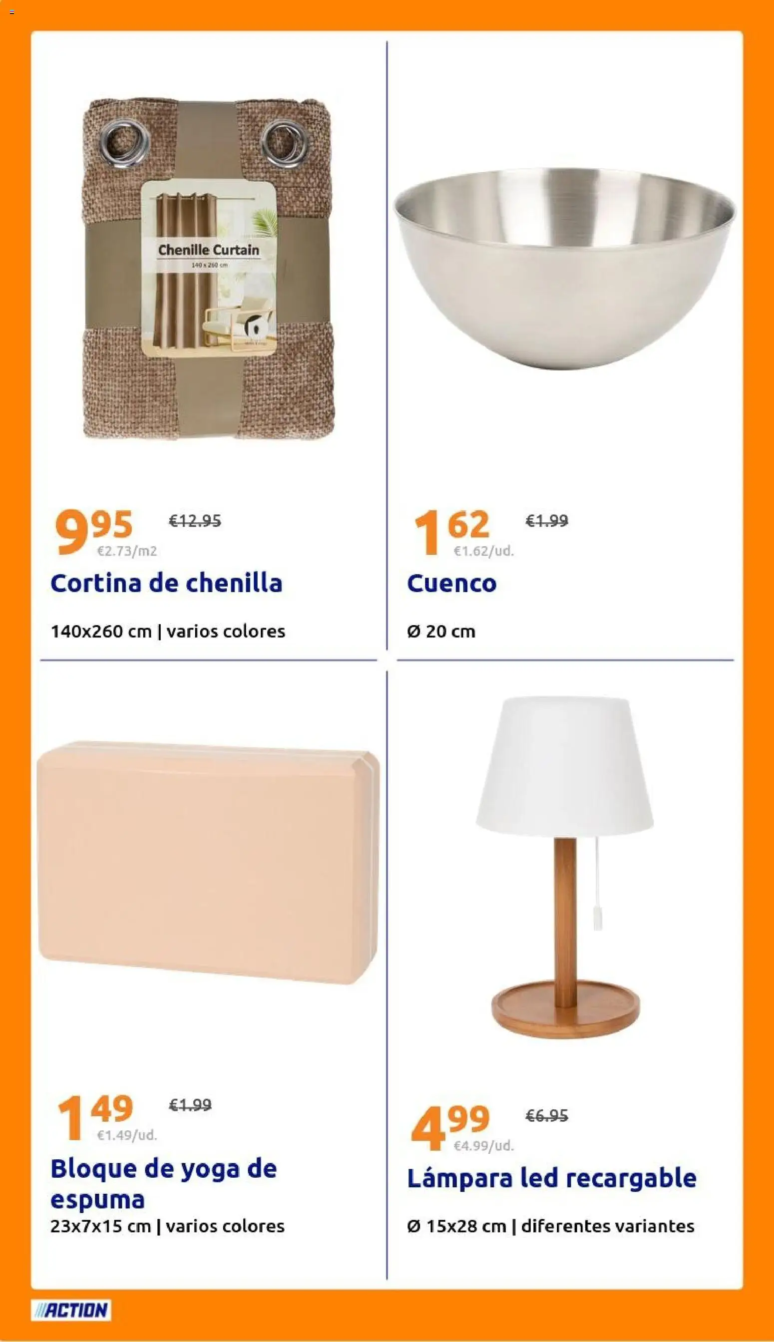Action folleto │ válido desde el 19/08/2026 | Página: 26 | Productos: Cortina, Espuma, Lámpara
