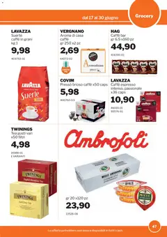 Anteprima del volantino Sogegross volantino valido a partire dal 17/06/2026 | Pagina: 47 | Prodotti: Caffè, Mele, Caffè in grani, Miele
