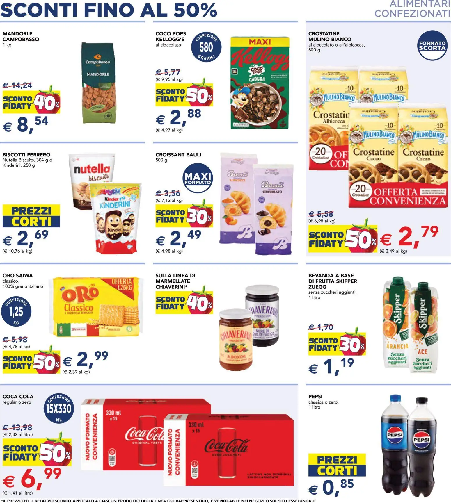 Volantino Esselunga S del 18.05.2026 | Pagina: 13 | Prodotti: Nutella, Croissant, Pepsi, Coca Cola