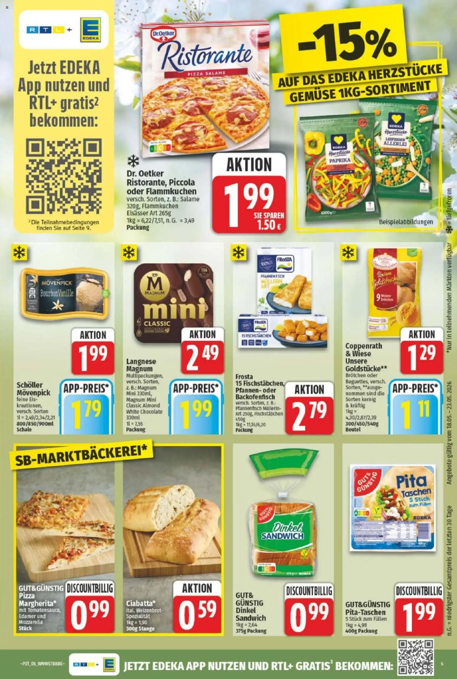 NP Discount Prospekt – gültig ab 18.05.2026 | Seite: 7 | Produkte: Ristorante, Mozzarella, Pizza, Eis