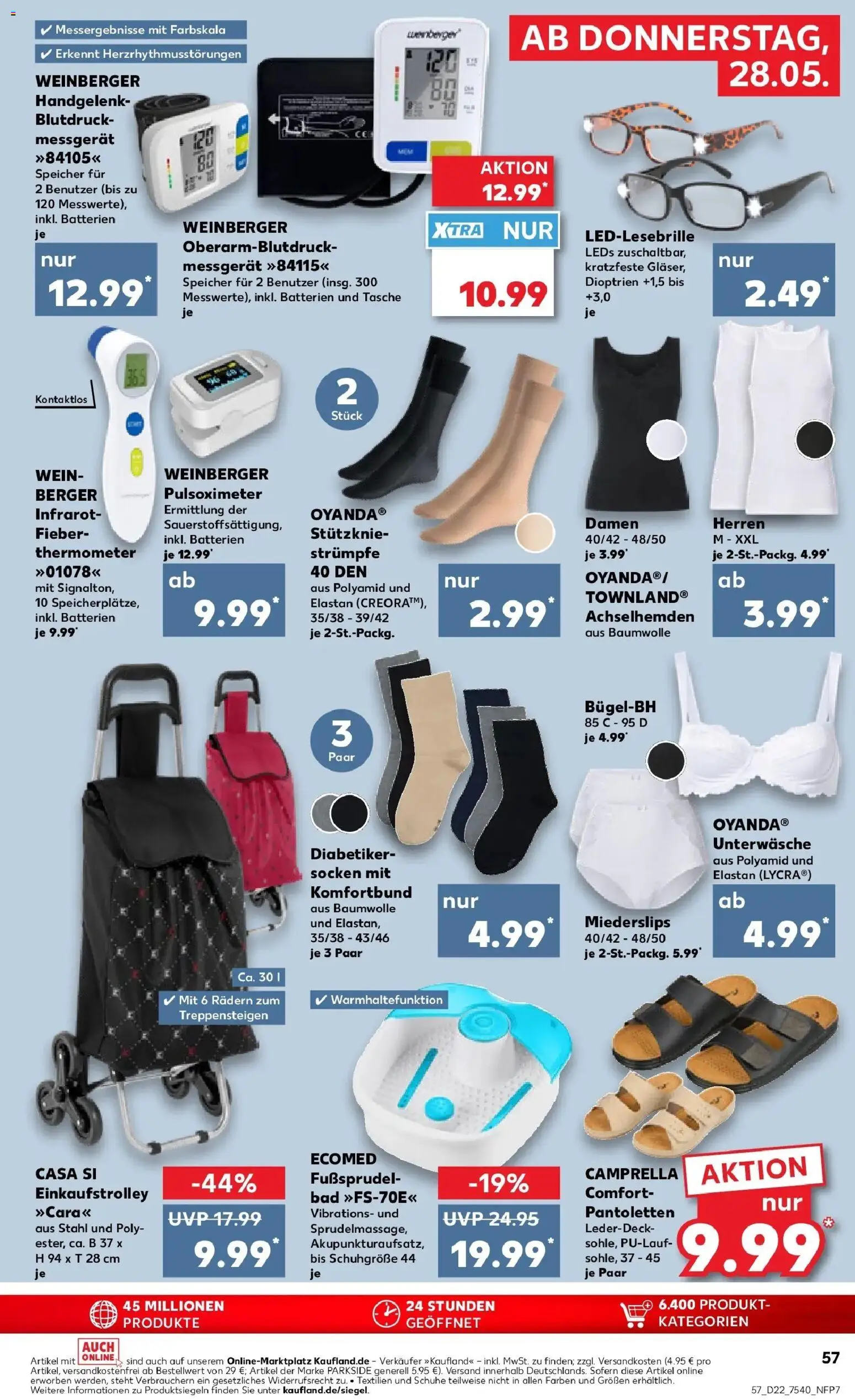 Kaufland Prospekt Gardelegen – gültig ab 26.05.2026 | Seite: 62 | Produkte: Strümpfe, Tasche, Unterwäsche, Monitor