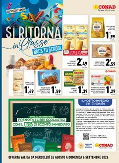 Anteprima del volantino PLUMCAKE MULINO BIANCO classico 660g, Plumcake Mulino Bianco Classico 660g valido a partire dal 26/08/2026 | Pagina: 8 | Prodotti: Ciambelle, Libri, Caramelle, Bevande