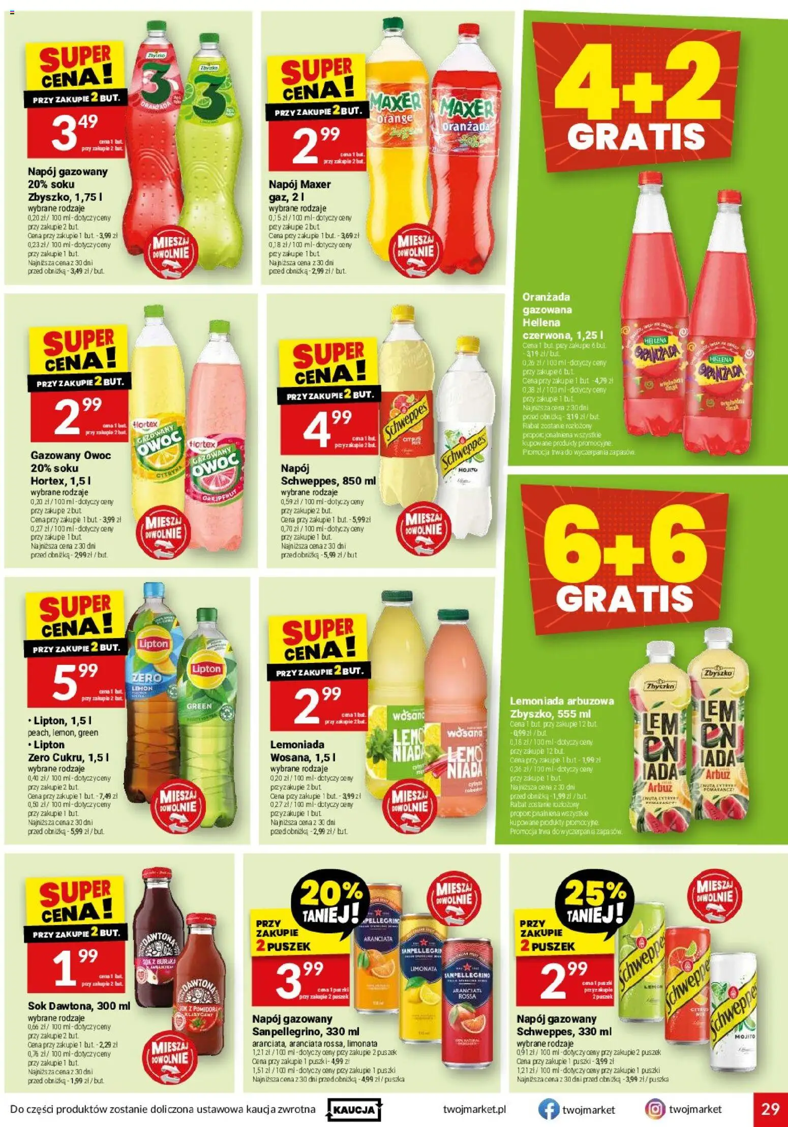 Twój Market gazetka od 01.07.2026 | Strona: 29 | Produkty: Cytryna, Arbuz, Cytryny, Sok