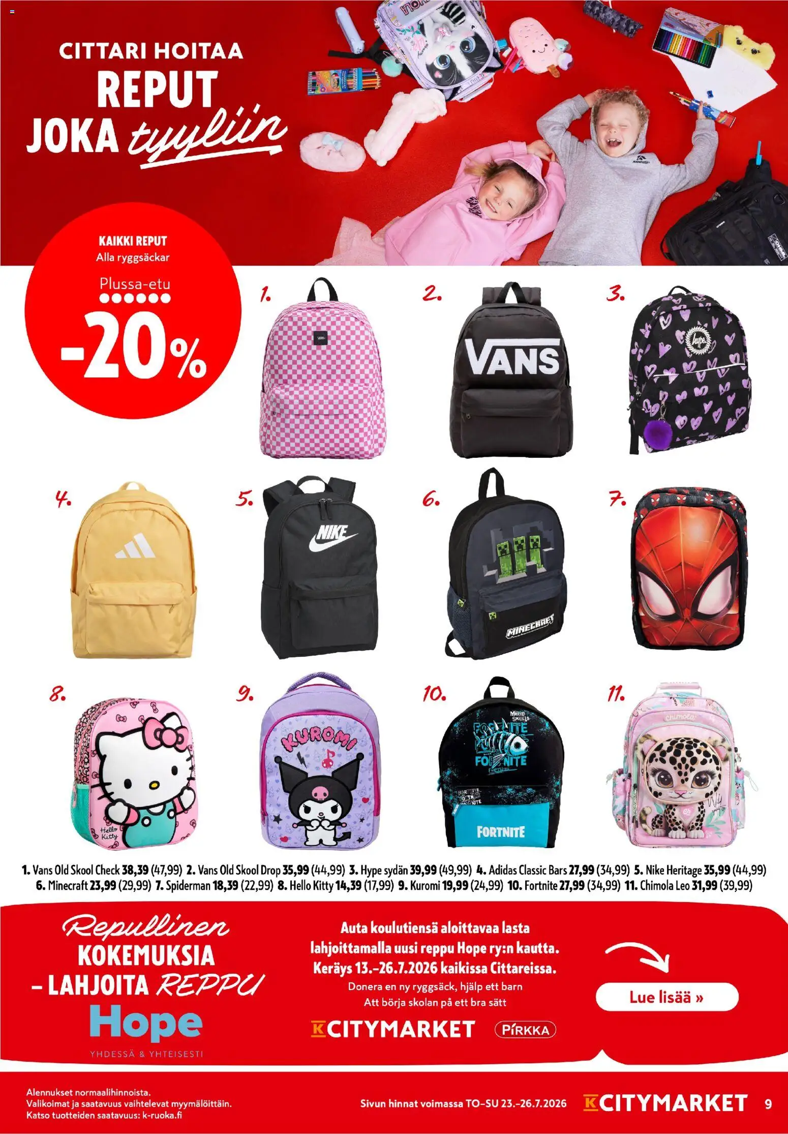 K-Citymarket tarjoukset – voimassa 23/07/2026 alkaen | Sivu: 9