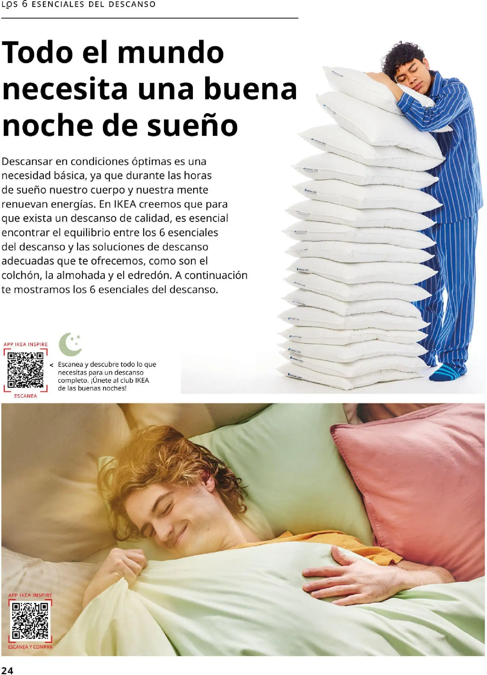 Catálogo IKEA Dormitorios │ válido desde el 01/02/2026 | Página: 24 | Productos: Té, Almohada