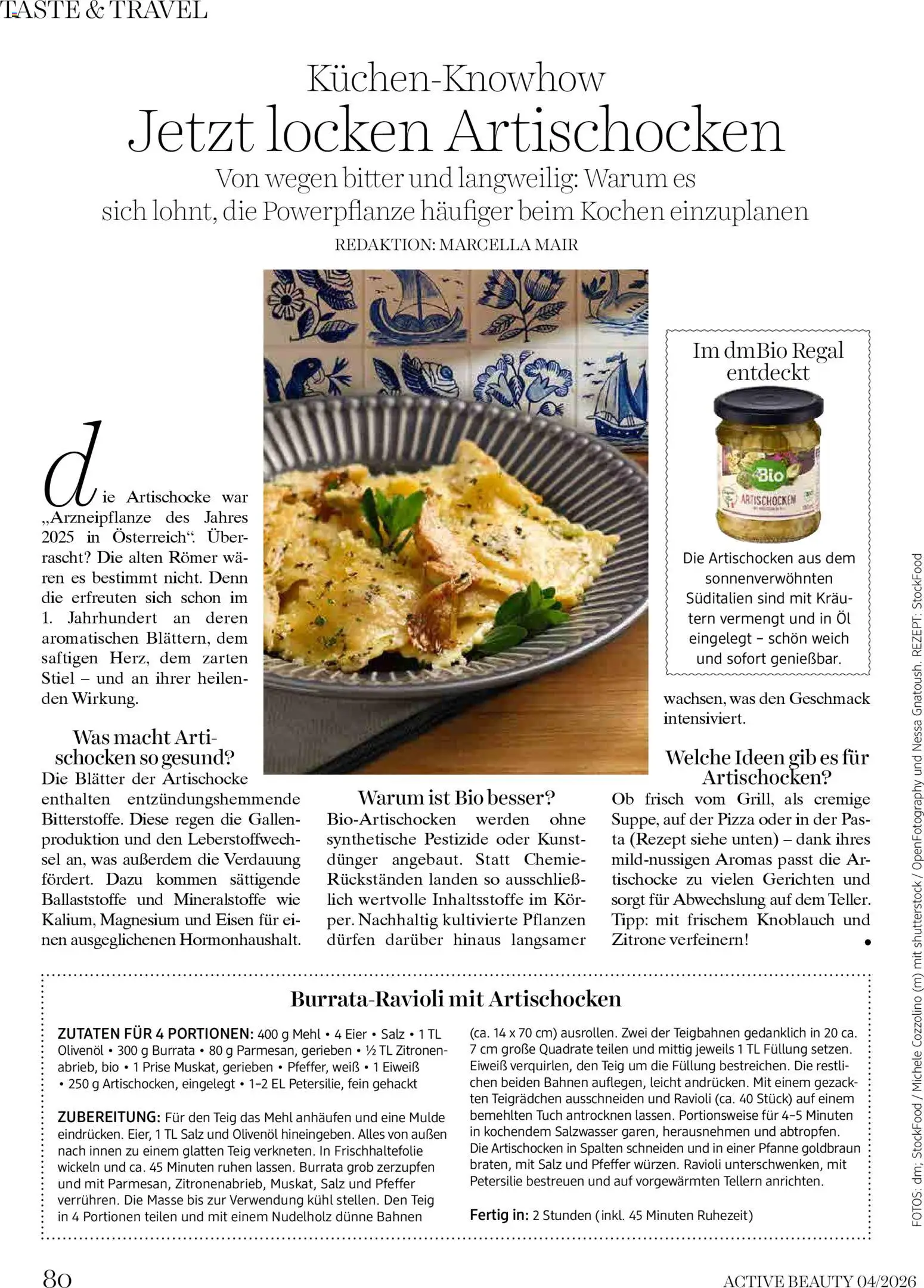 dm drogerie markt Active Beauty Magazin 04/2026 gültig ab 01.04.2026 | Seite: 80 | Produkte: Knoblauch, Regal, Eier, Pizza