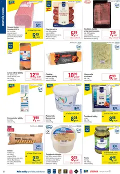 Metro leták platný od 01.06.2026 | Strana: 10 | Produkty: Syr, Šunka, Mozzarella, Losos