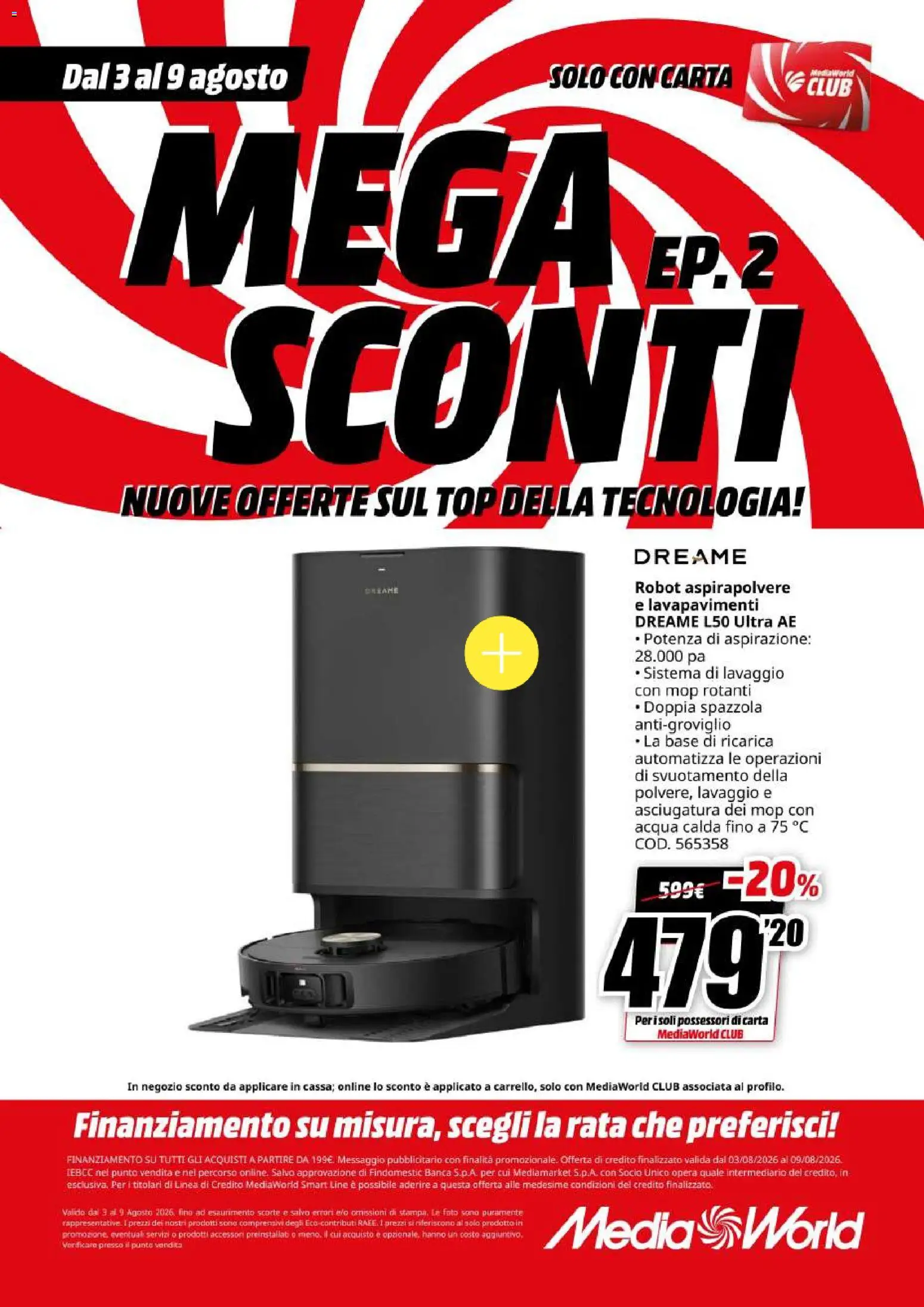 Volantino Media World del 03/08/2026 | Pagina: 53