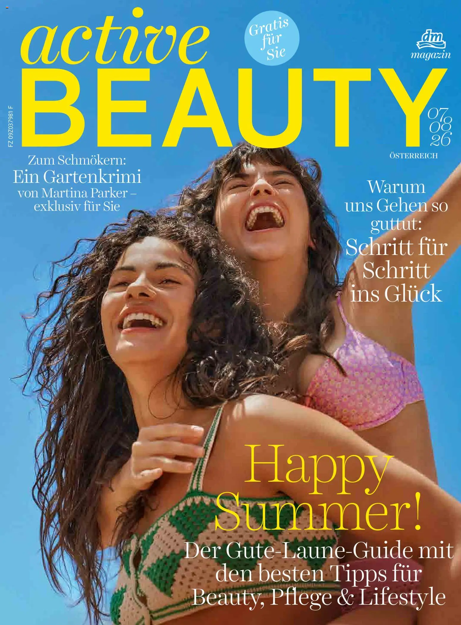 dm drogerie markt Active Beauty Magazin 07,08/2026 gültig ab 01.08.2026 | Seite: 1
