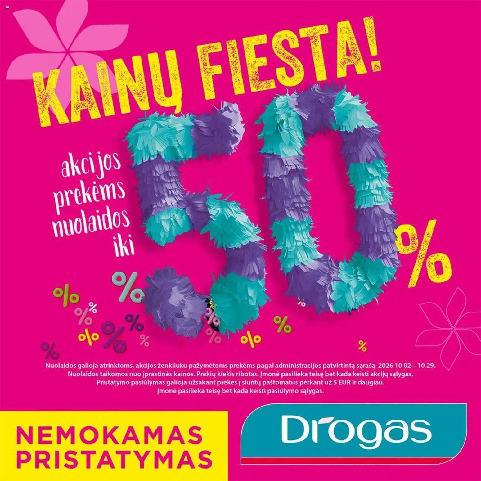 Drogas akcijos nuo 2026.10.02 | Puslapis: 1