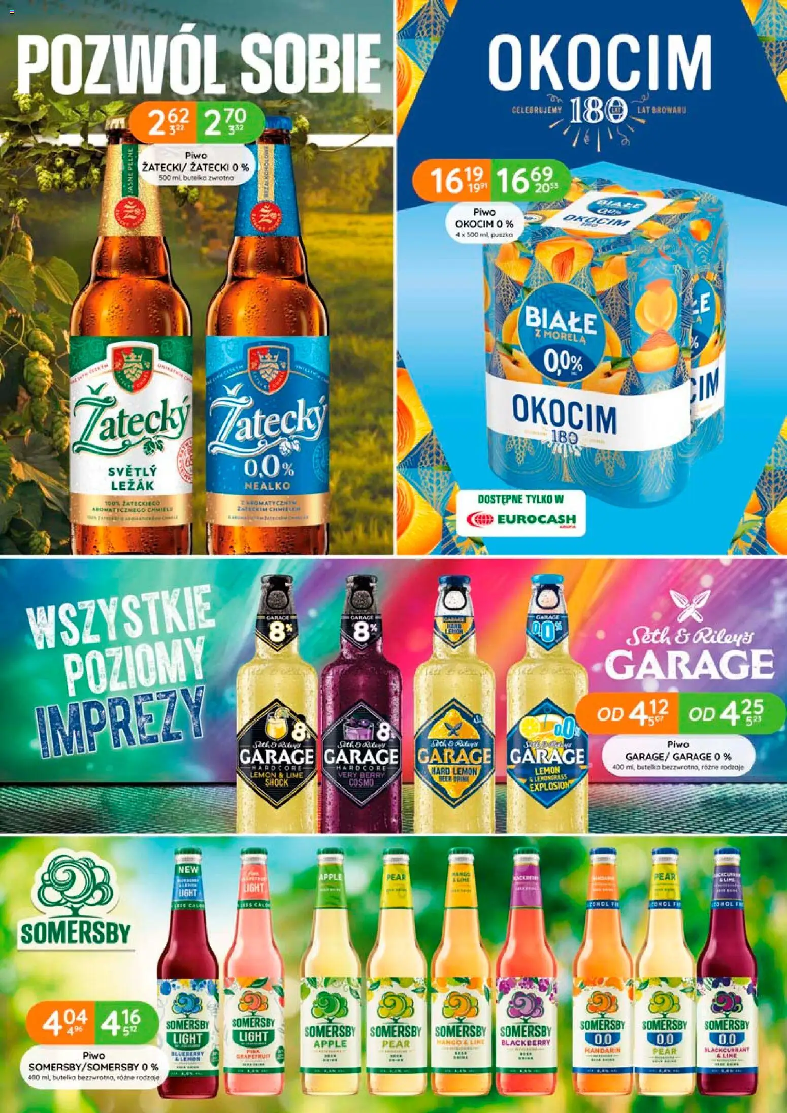Eurocash gazetka - Katalog Alkoholowy od 01.08.2026 | Strona: 68 | Produkty: Leżak, Piwo, Somersby