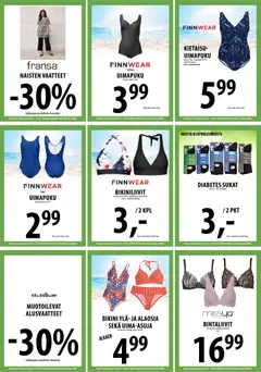 Tuuri-mainoslehti voimassa 22/07/2026 alkaen | Sivu: 26 | Tuotteet: Vaatteet, Alusvaatteet, Rintaliivit, Uimapuku