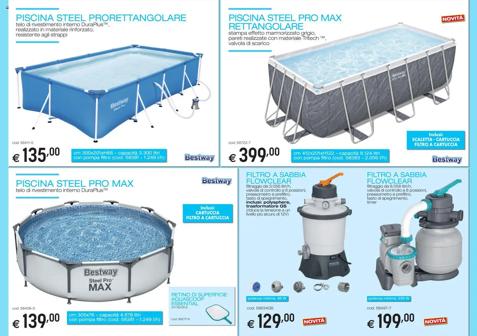 Volantino Brico OK del 05/03/2026 | Pagina: 3 | Prodotti: Scaletta, Piscina, Stampa